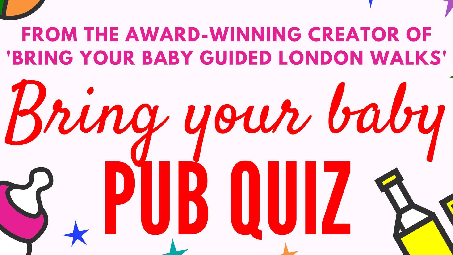 Bring Your Baby Pub Quiz @ The Narrowboat, Reading, Berkshire photo