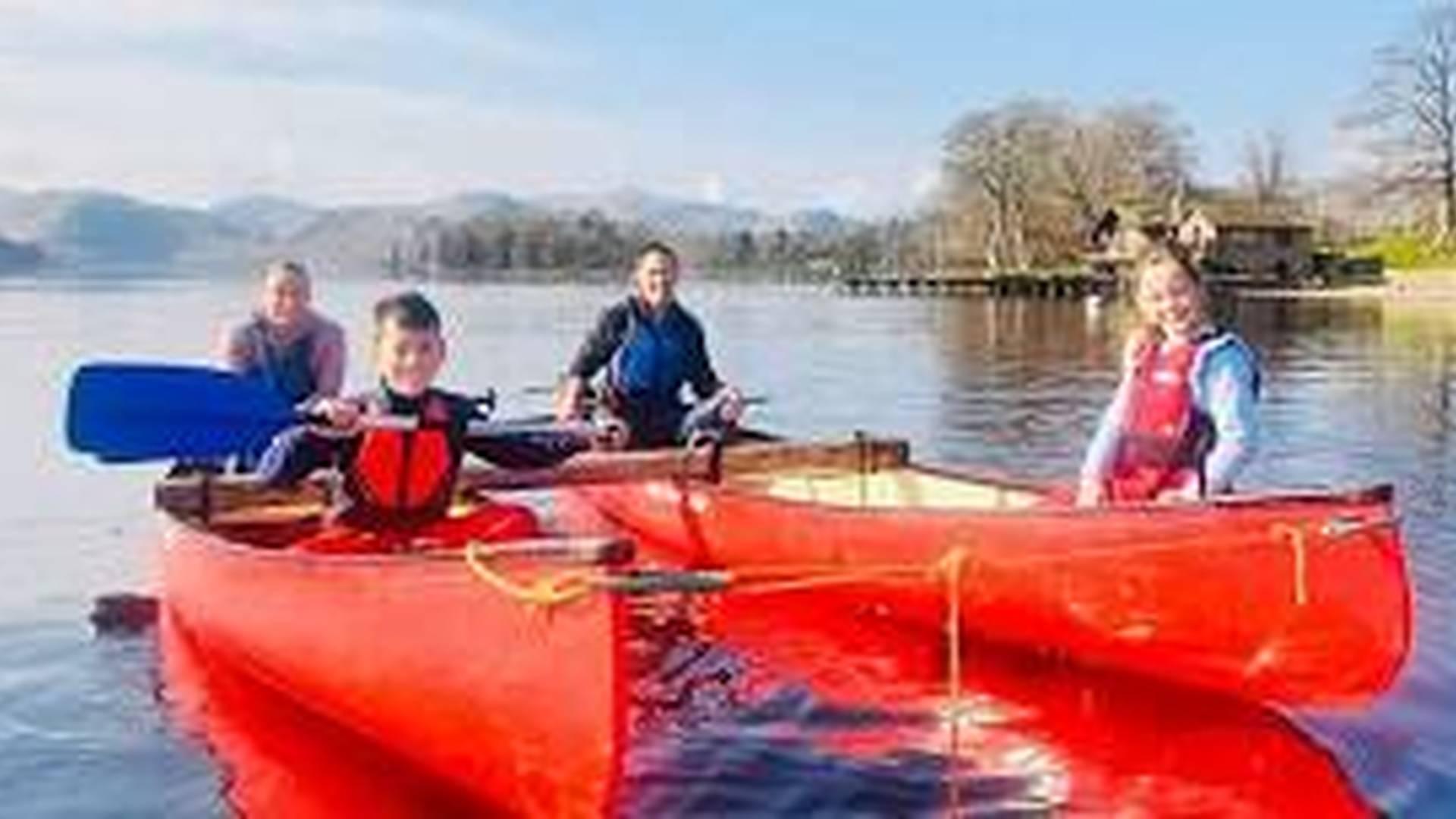 Rafted Canoeing photo