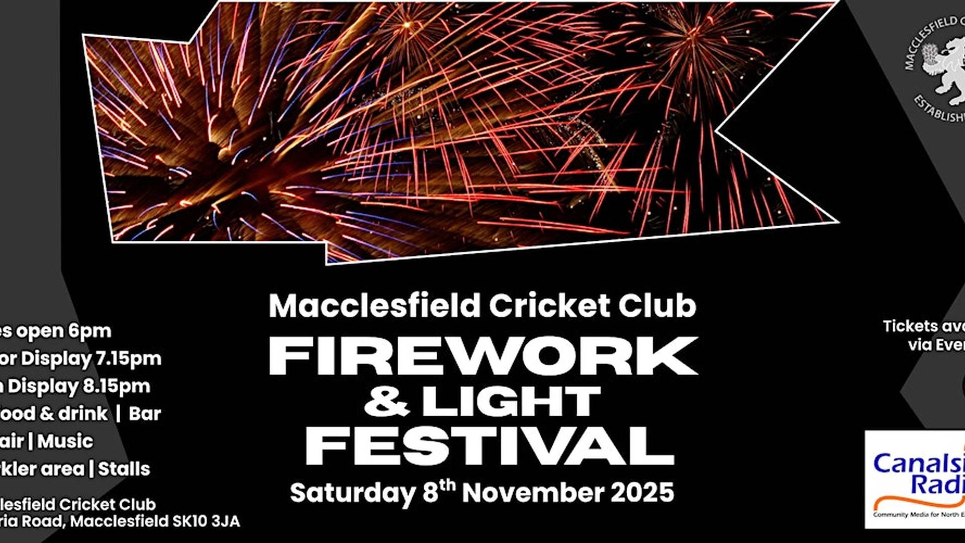Macclesfield Cricket Club Firework & Light Festival 2025 photo