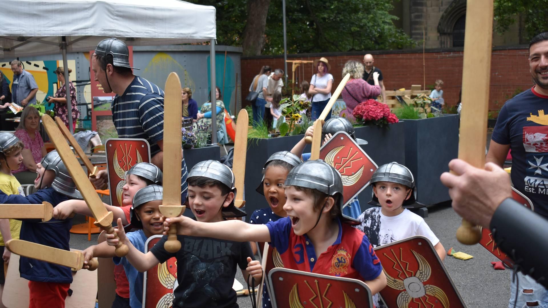 Roman Leicester Family Day at CQ Earlies photo