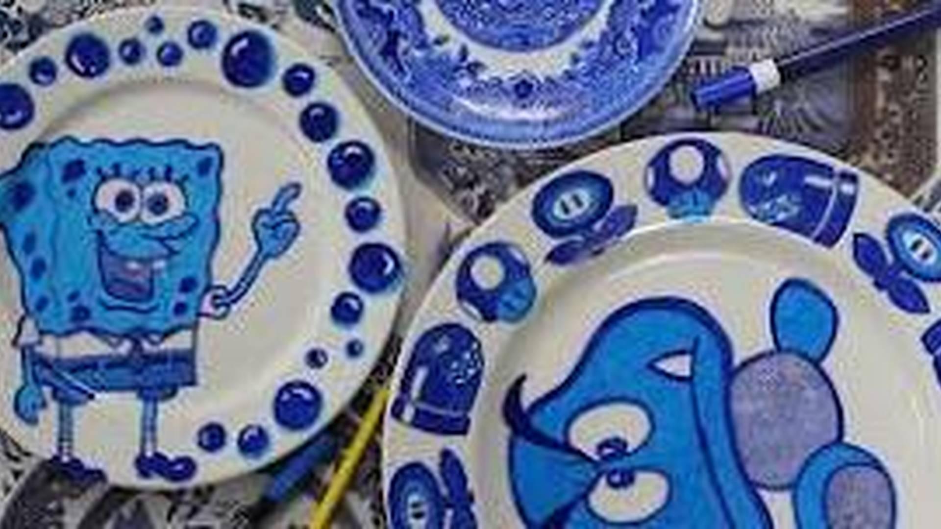 Spring Holiday Family Activity: Make a Willow Pattern Plate photo