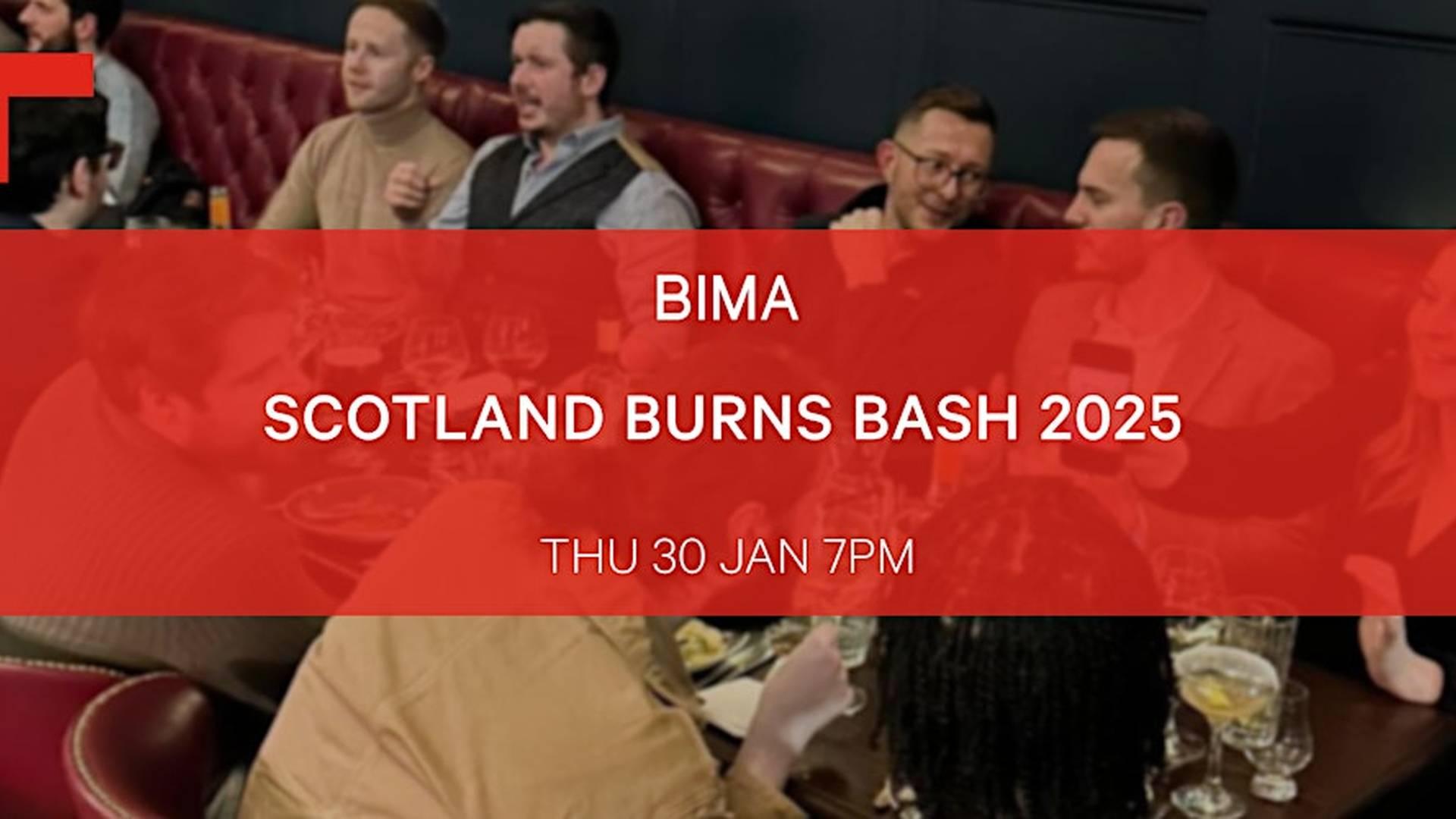 BIMA Scotland Burns Bash 2025 photo