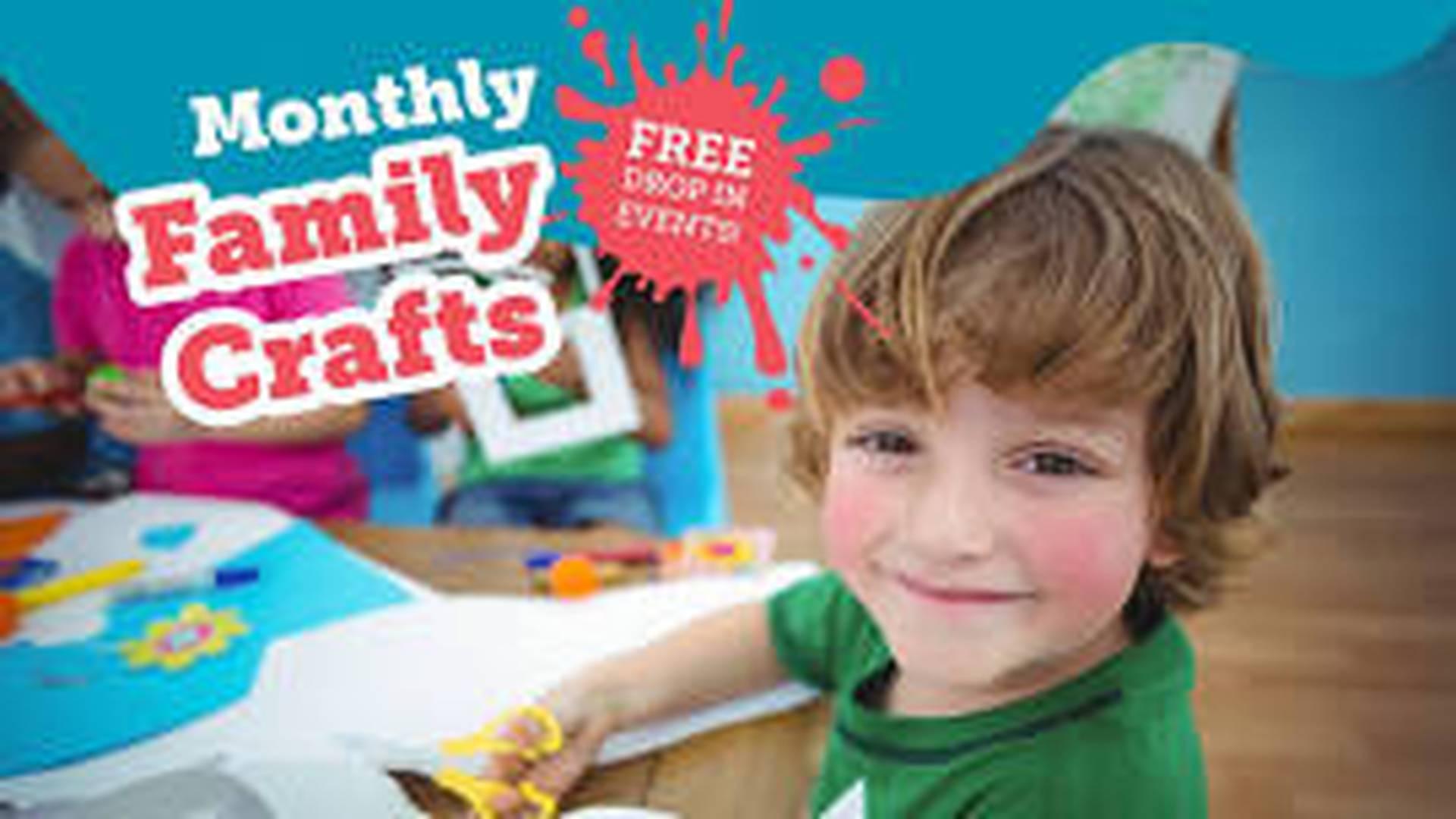 Family Crafts at Carnegie Library photo