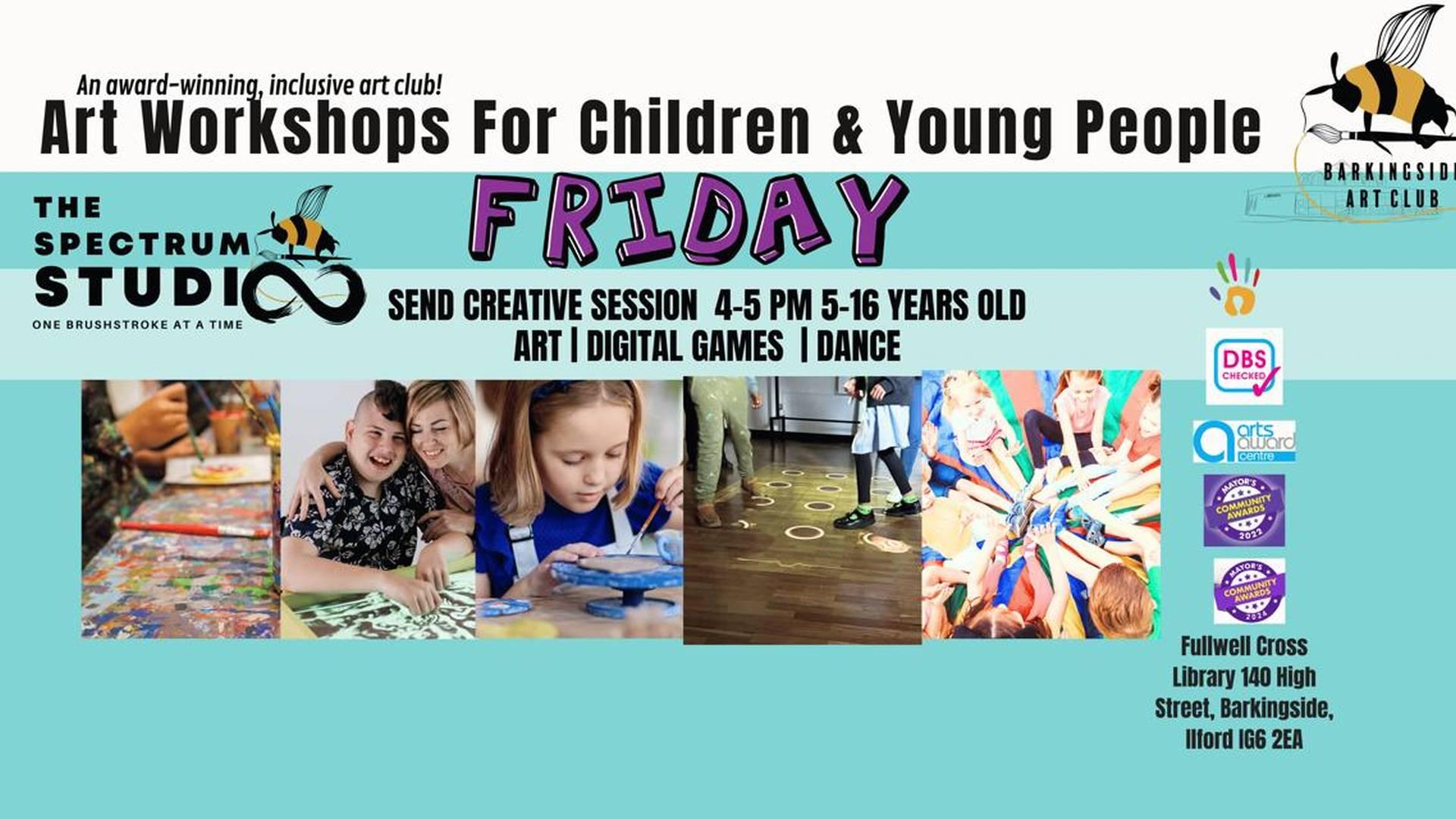 Friday SEND Creative Art Sessions (5-16 Year Olds) photo