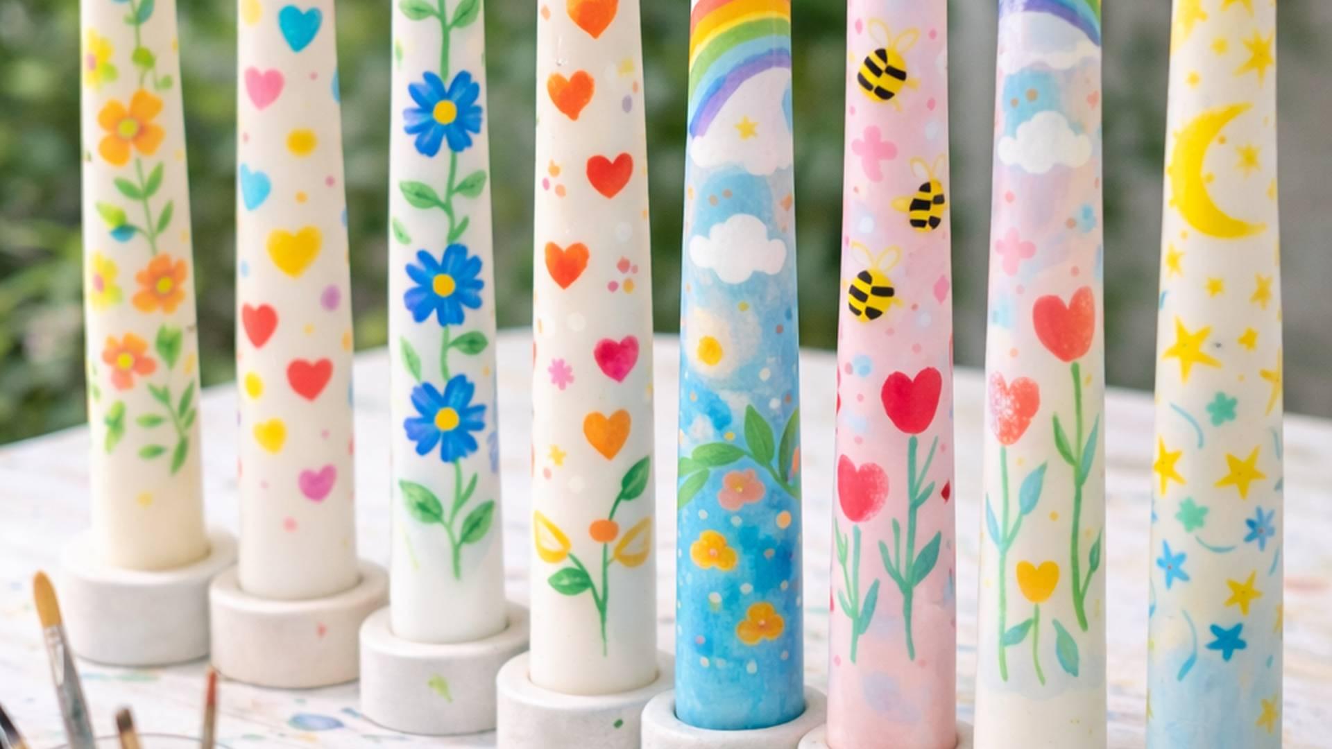 Candle Painting (Ages 5–10) photo