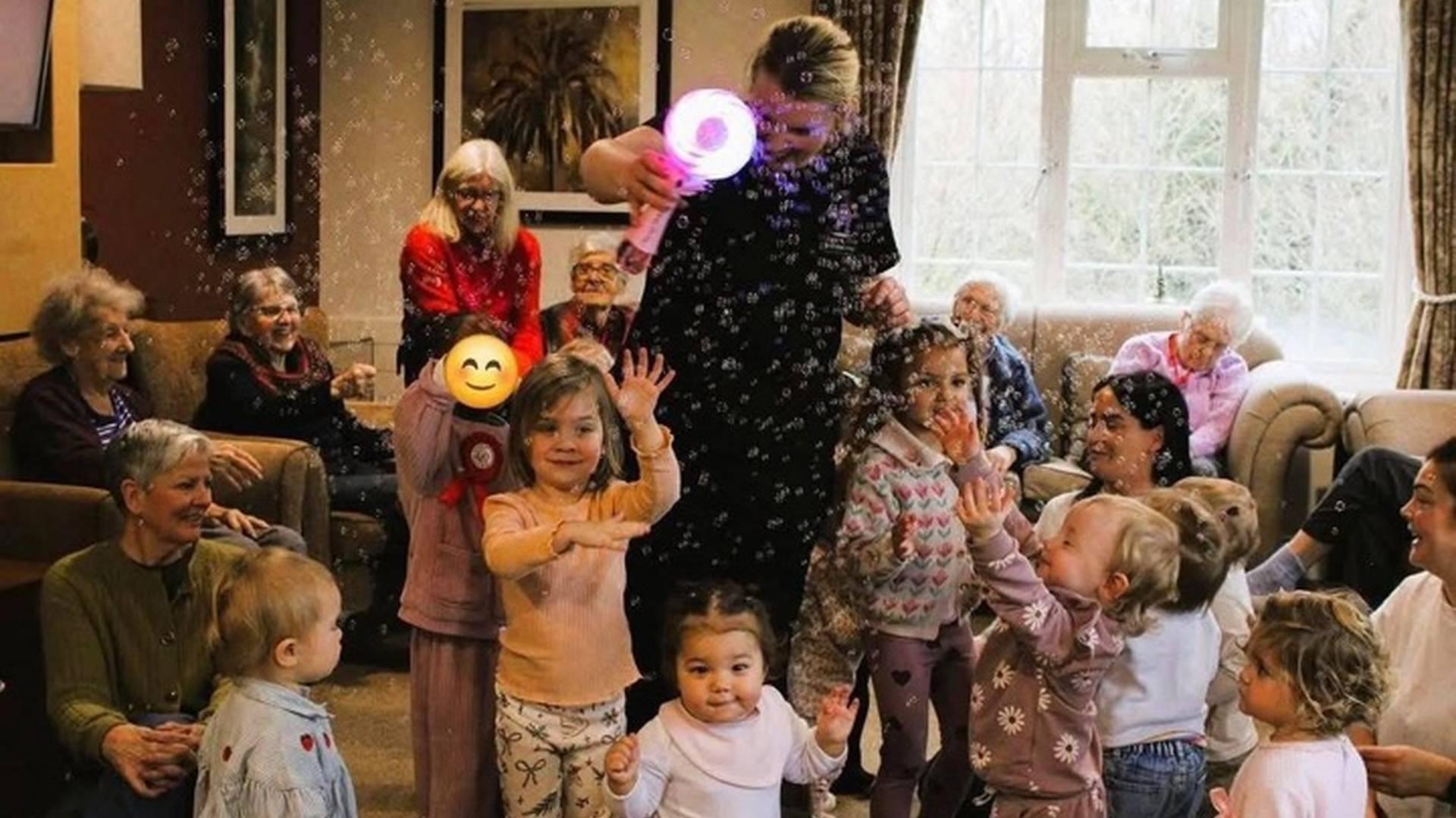Baby & Toddler Intergenerational Class photo