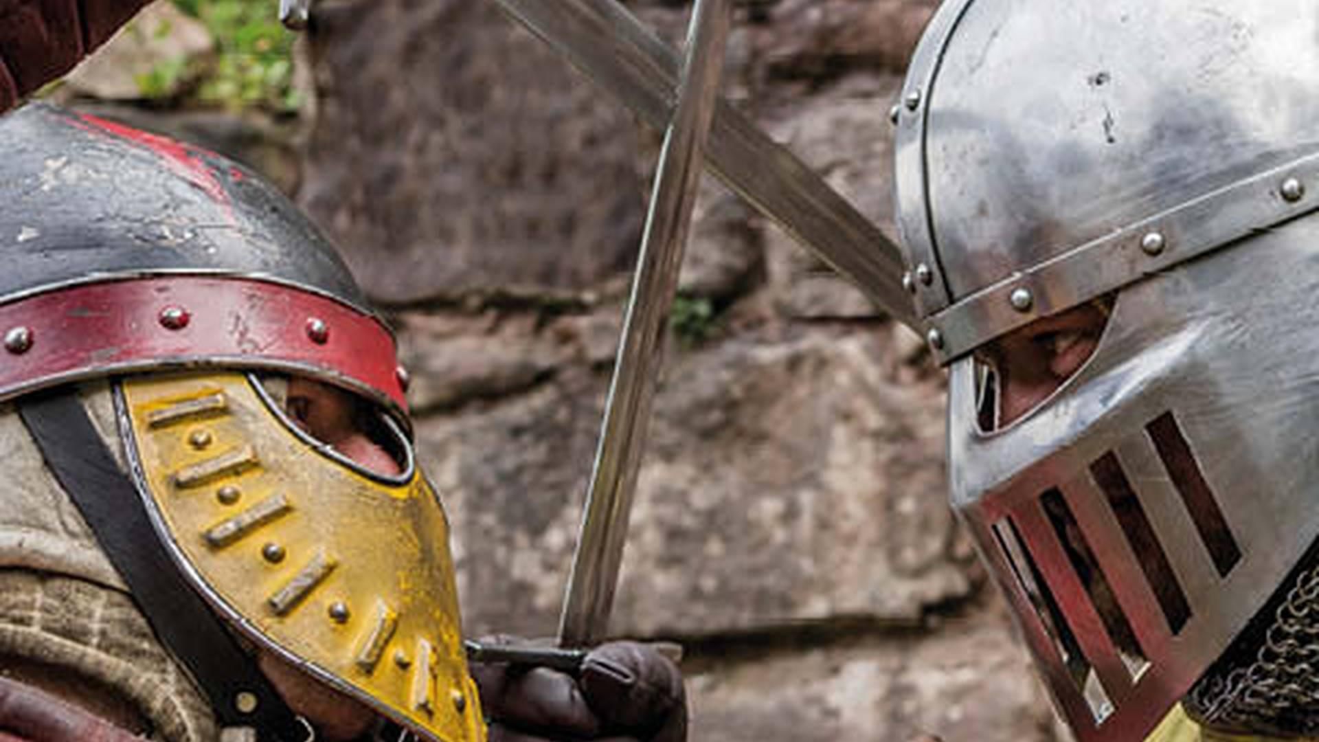 Knights' Tournament At Tynemouth Priory photo