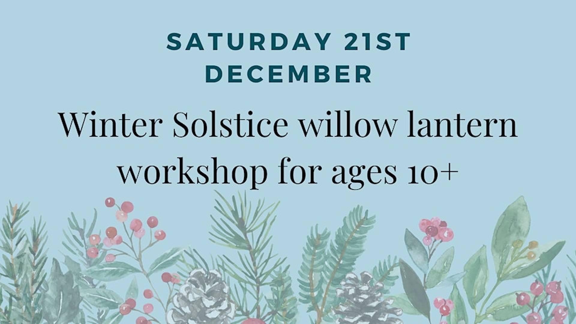 Winter Solstice lantern making for ages 10+ photo