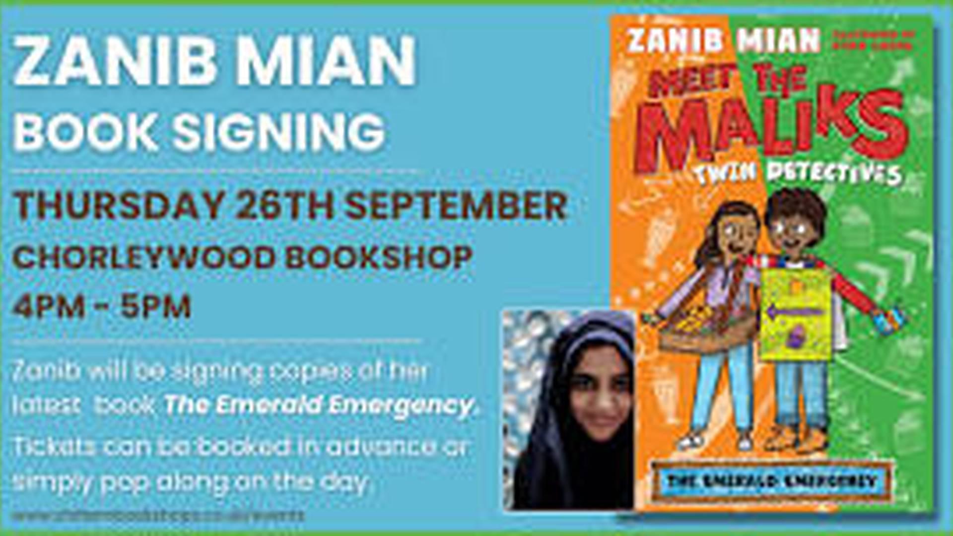 Zanib Mian Book Signing photo