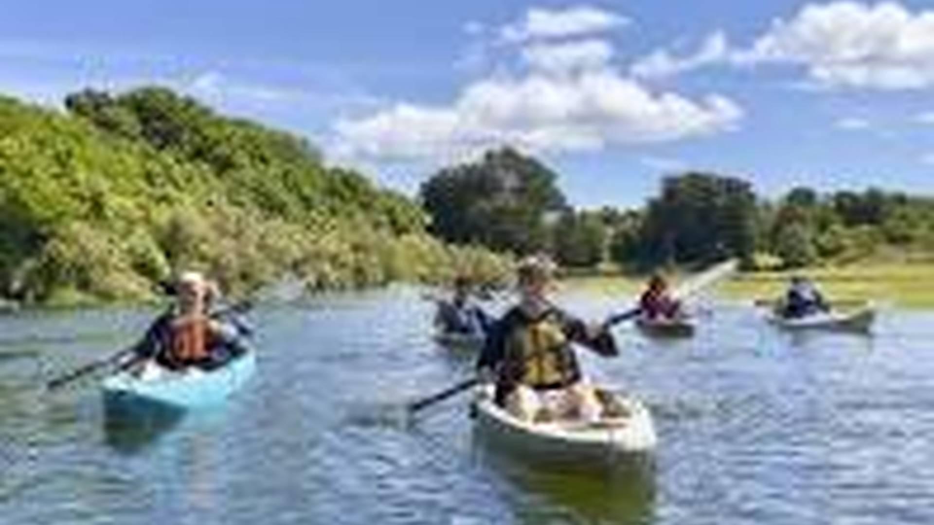 River Adventure in Glass Bottomed Kayak photo