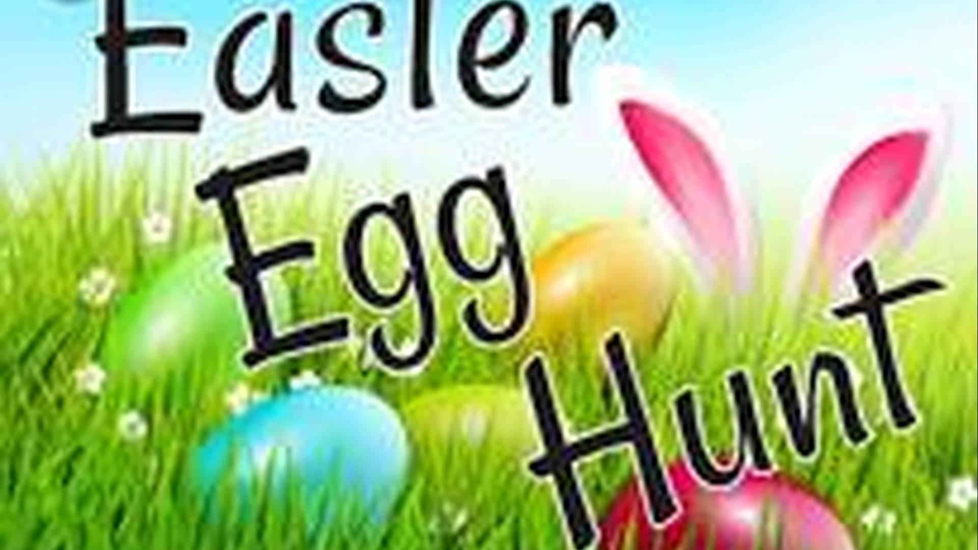 Kids Easter Egg hunt photo