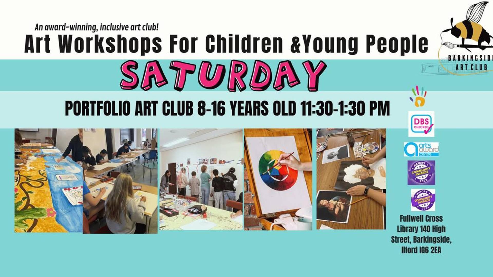 Saturday Art Club PORTFOLIO (8 - 16 Year Olds) photo