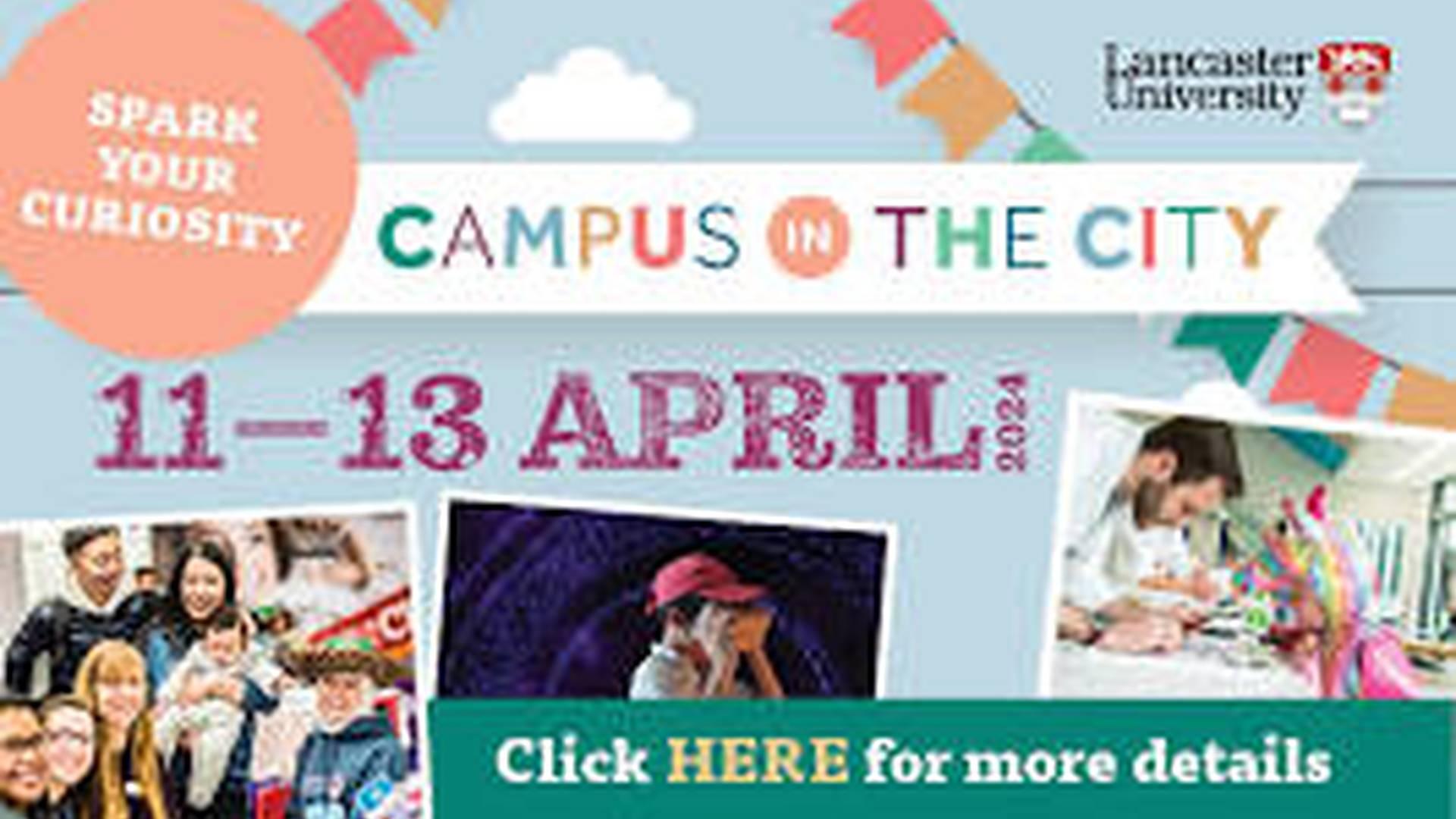 A FREE family-friendly festival from Lancaster University this Easter School Holiday! photo