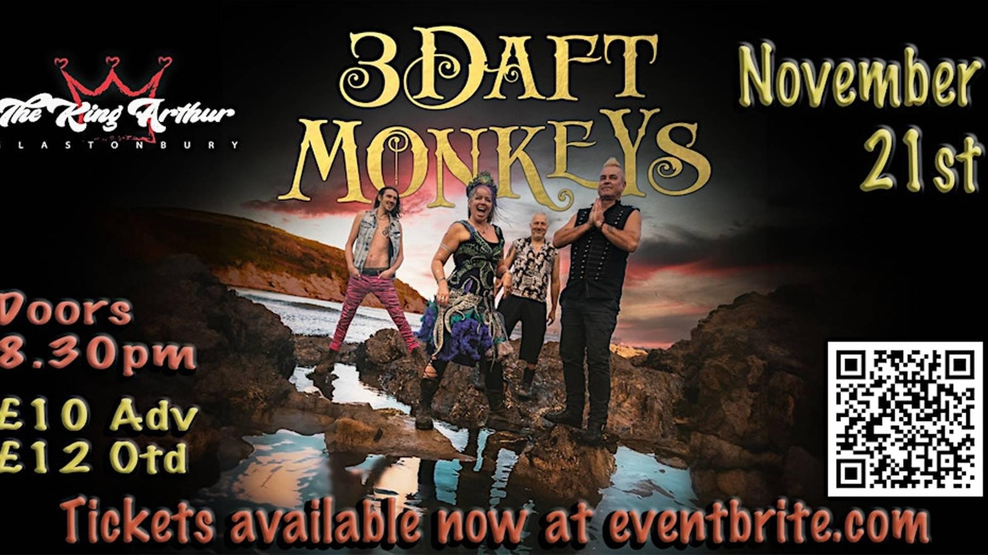 3 Daft Monkeys @ the King Arthur, Glastonbury photo