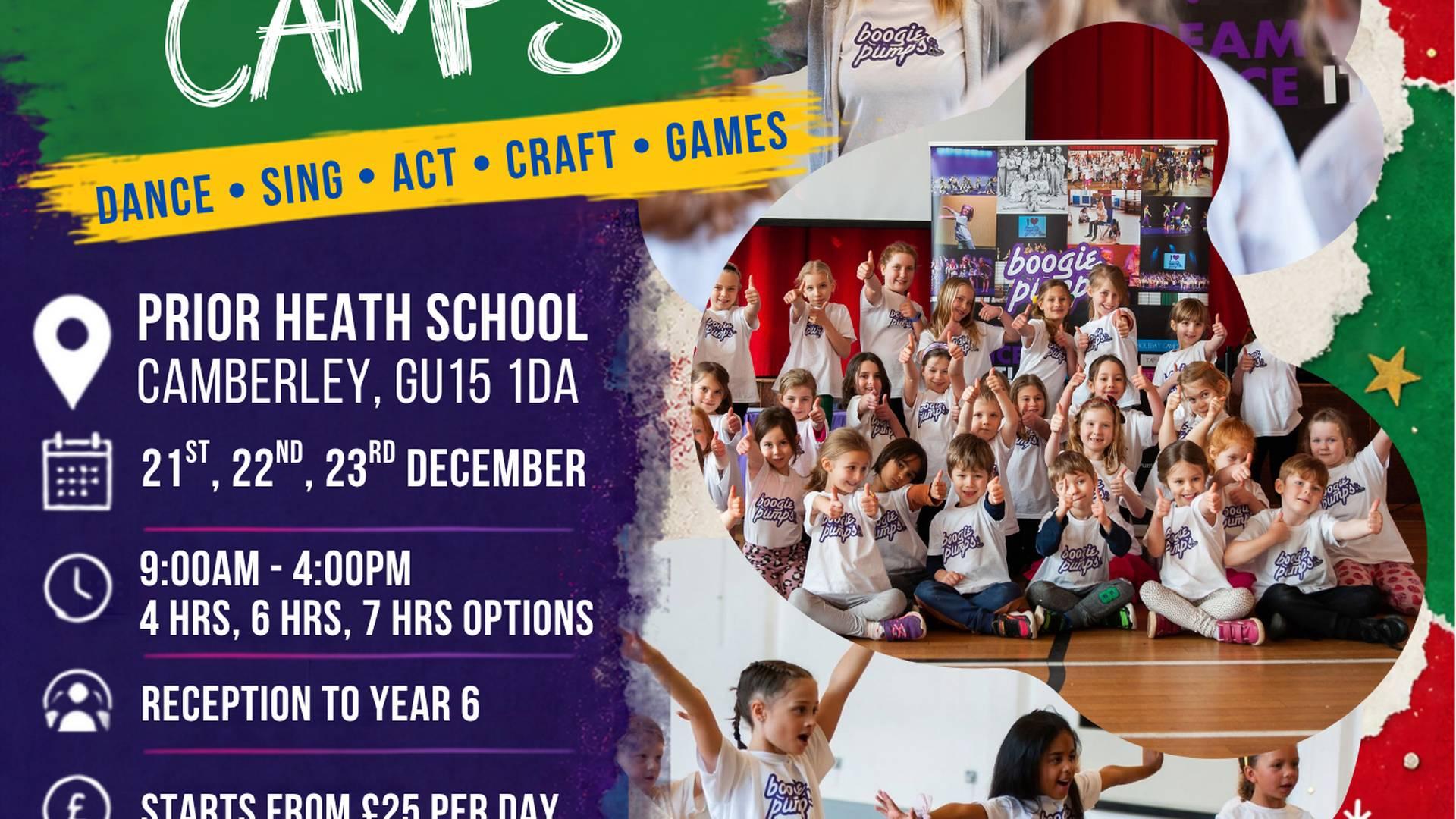 Christmas Holiday Theatre Camps (Ages 4 – 11) Boogie Pumps Camberley photo