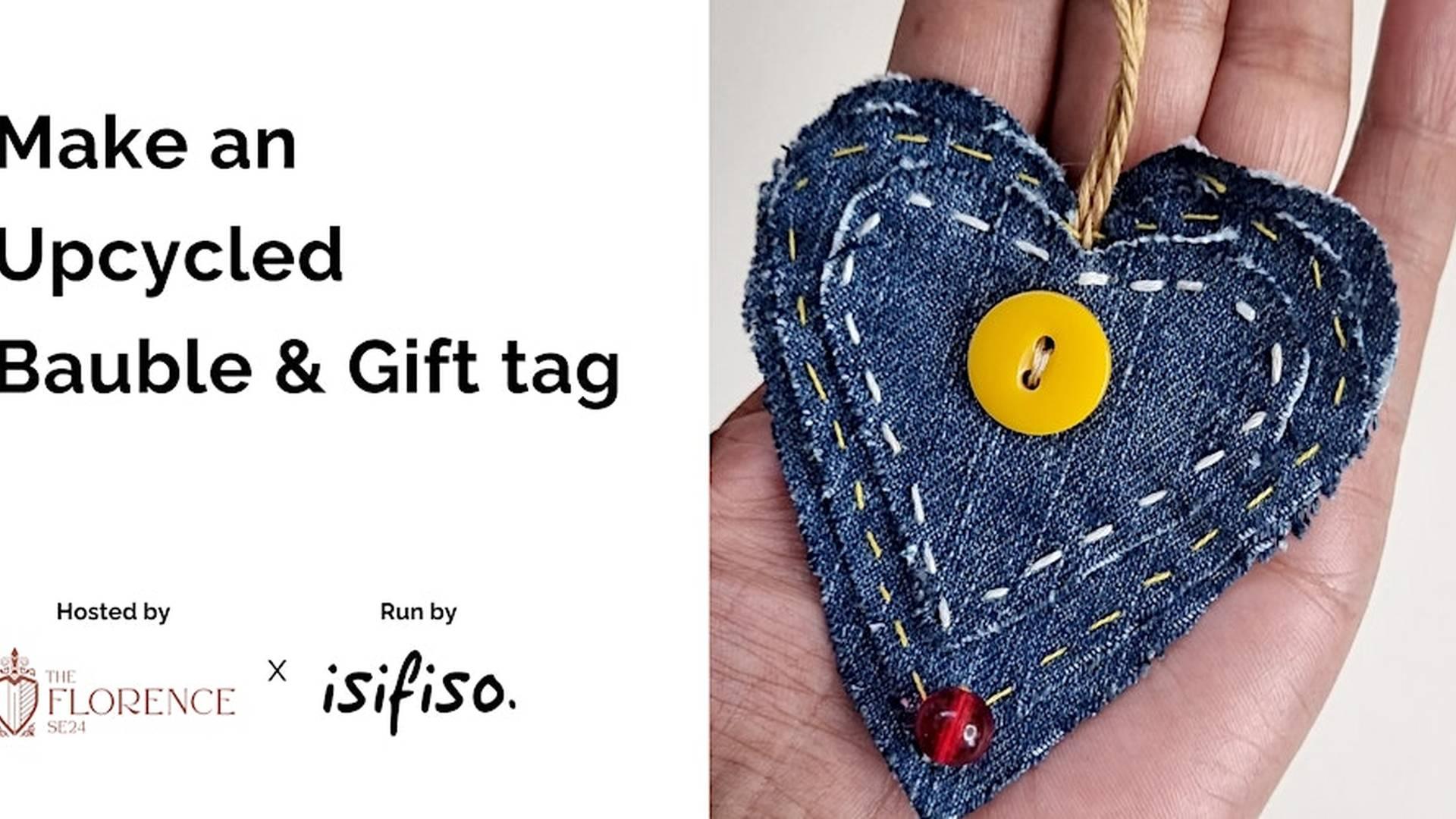 Make your own Christmas bauble Class - Upcycled & Eco friendly photo