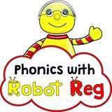 Phonics with Robot Reg logo