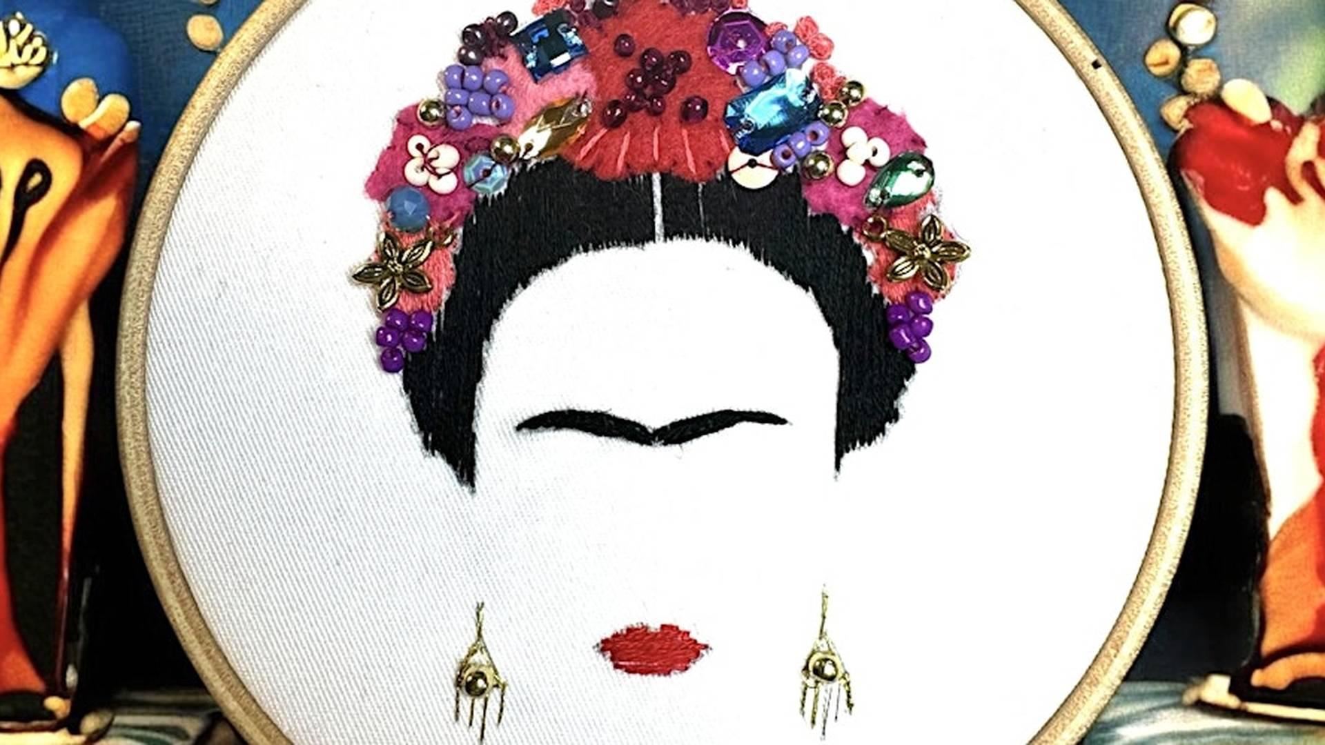 Frida Kahlo Embroidery Workshop at The Regent, Islington photo