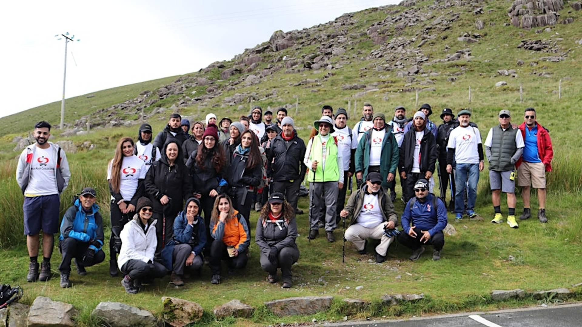 Imran Khan Cancer Appeal - Mount Snowdon Challenge photo