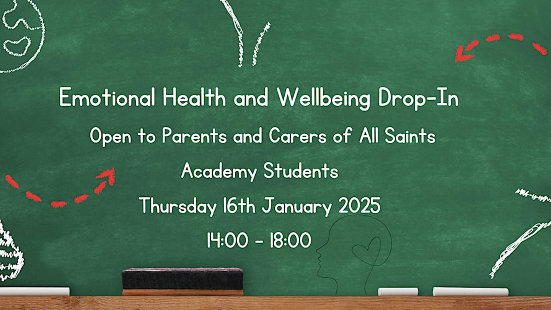 Emotional Health and Wellbeing Parent Drop-in - All Saints Academy photo