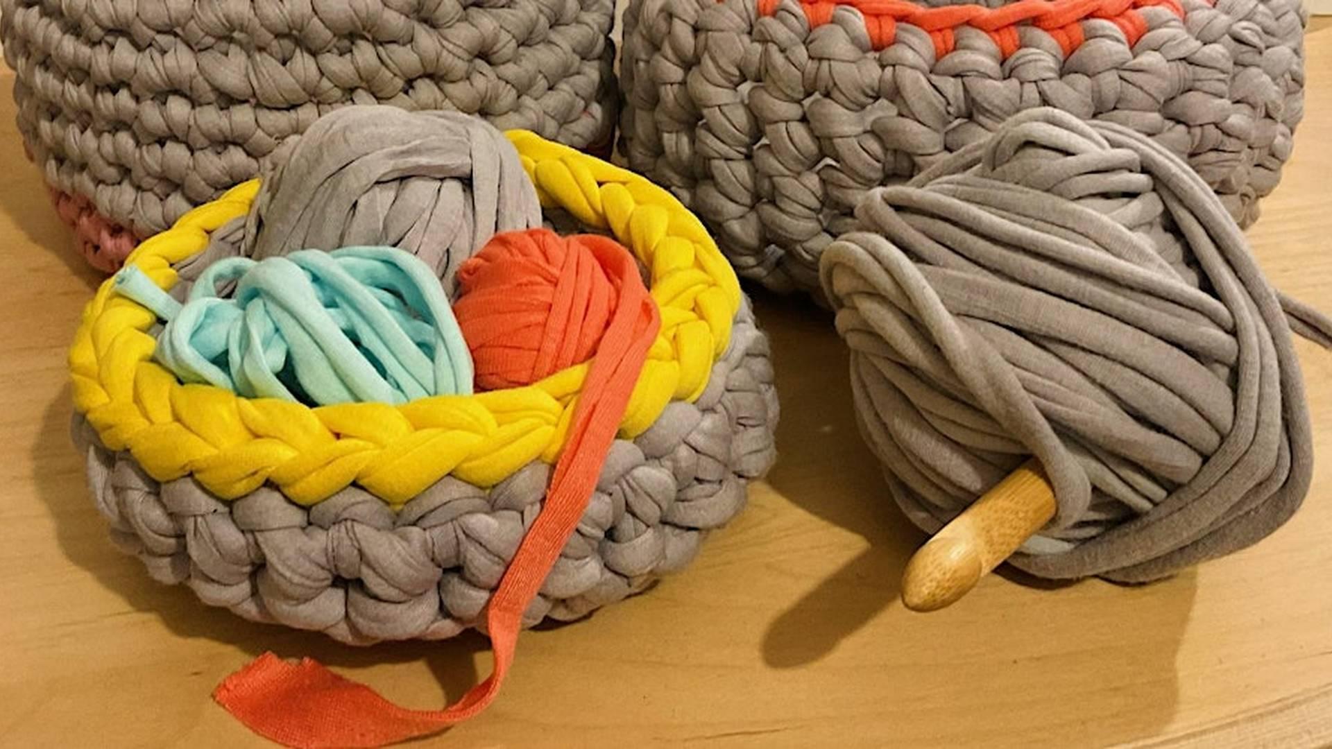 T-Shirt Yarn Bowl Workshop (Eccles, Salford) photo