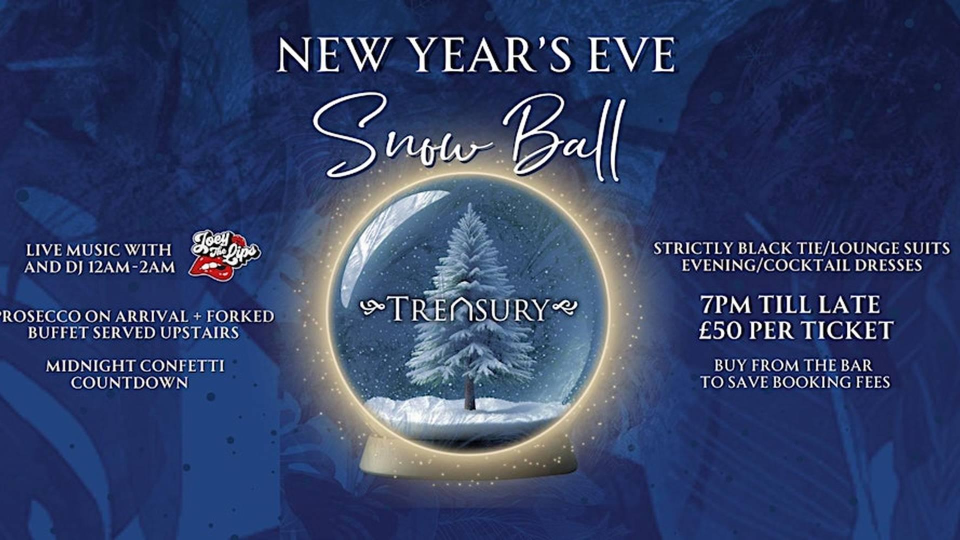 Treasury New Years Eve Snow Ball photo