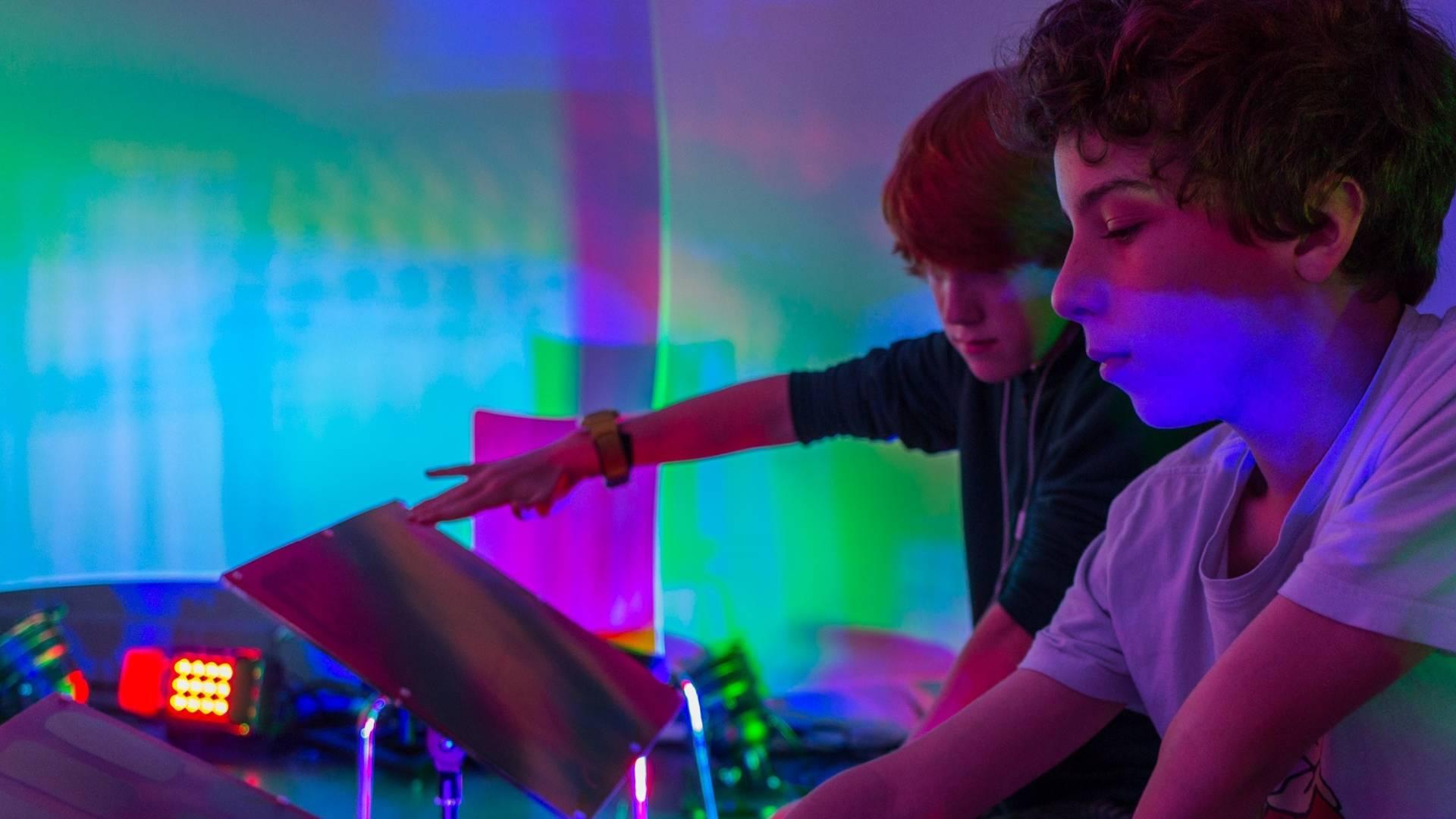 Symphony of the Senses: Colour/Music installation photo