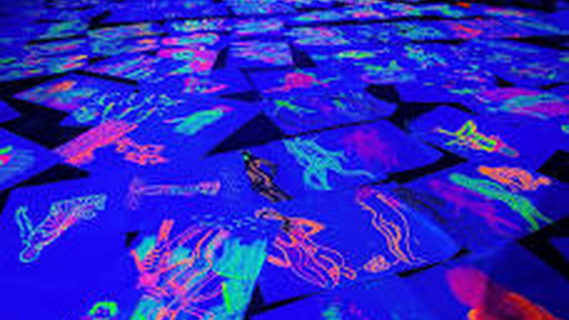 Neon Naked Life Drawing in Bethnal Green photo