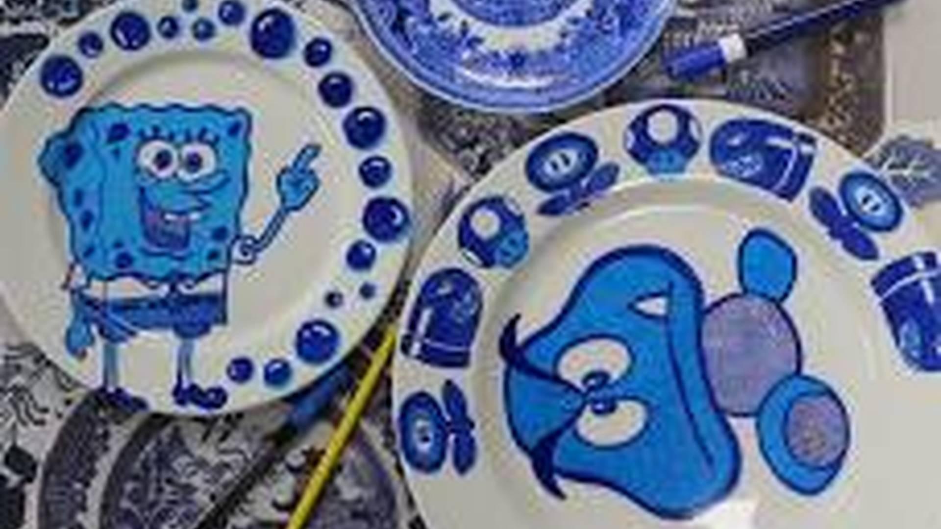 Make a Willow Pattern Plate photo