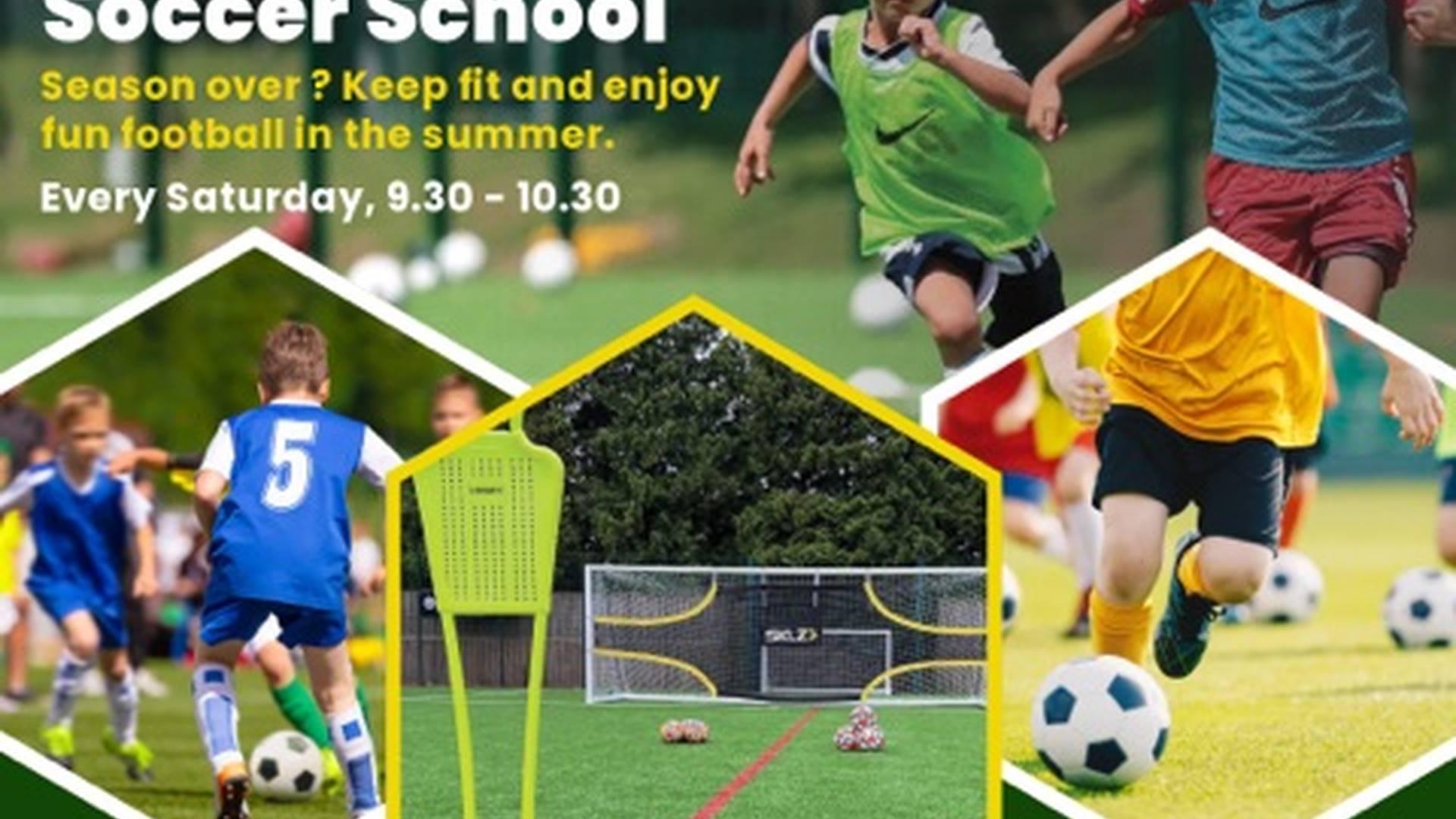 Saturday soccer school photo