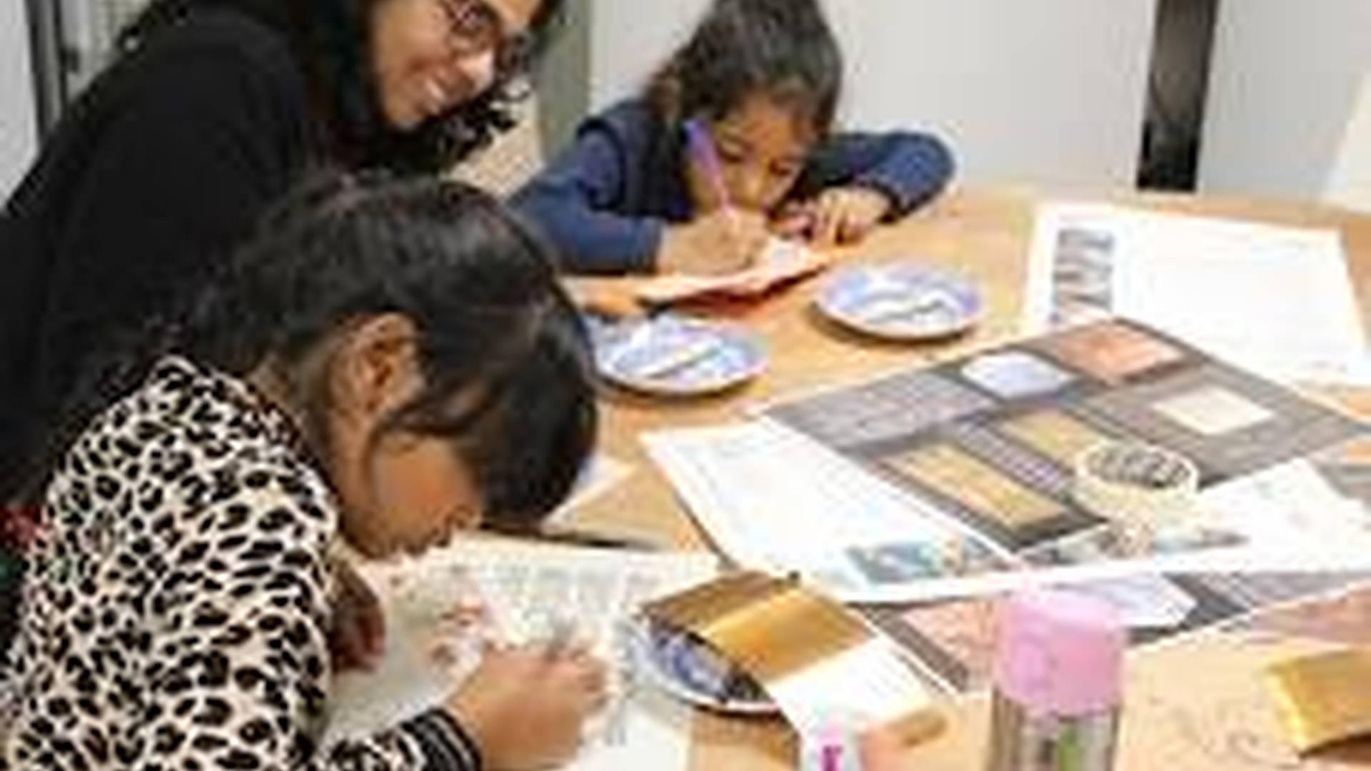 Summer Holiday Family Activity: Make an Embossed Copper Badge photo