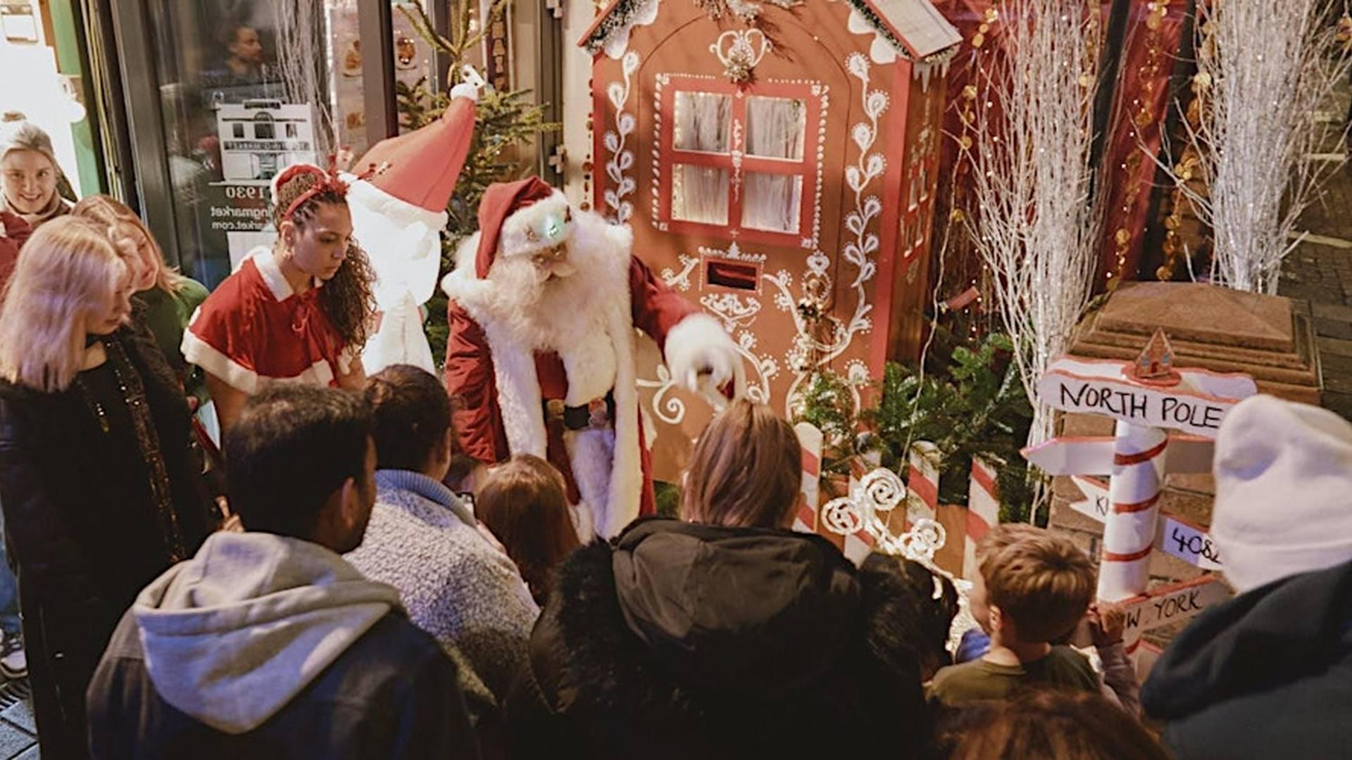 Meet Santa at Tooting Market Totterdown street Market photo