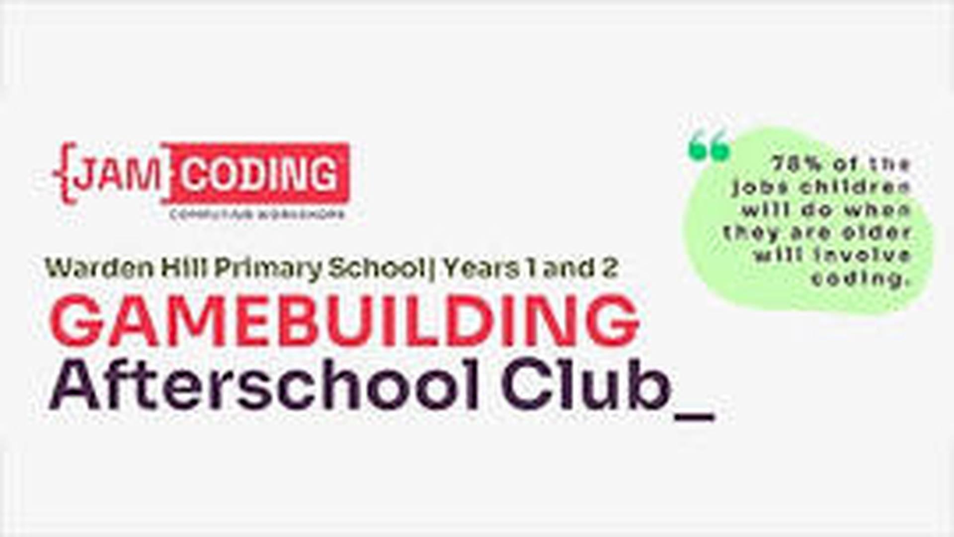 Jam Coding: Gamebuilding Club Y1 Y2 photo