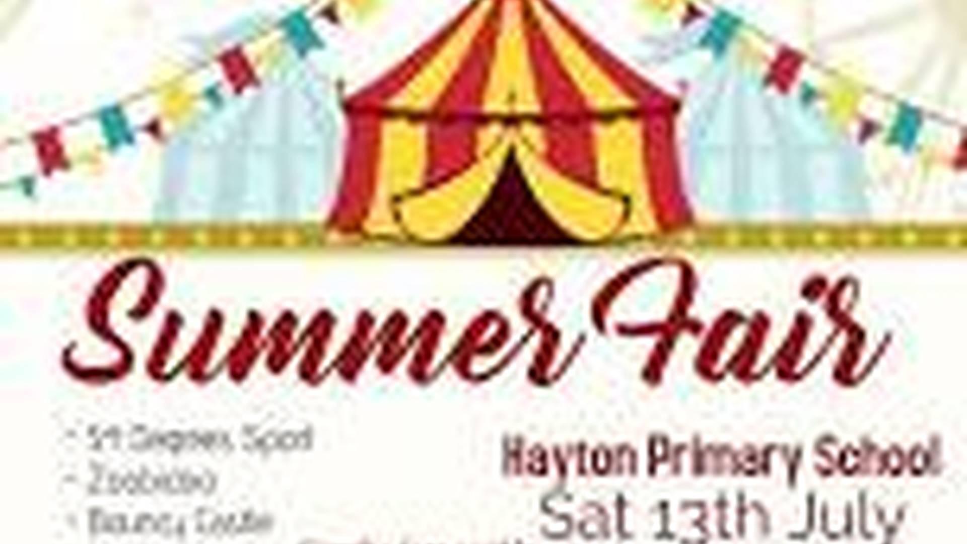 Hayton Primary Summer Fair photo