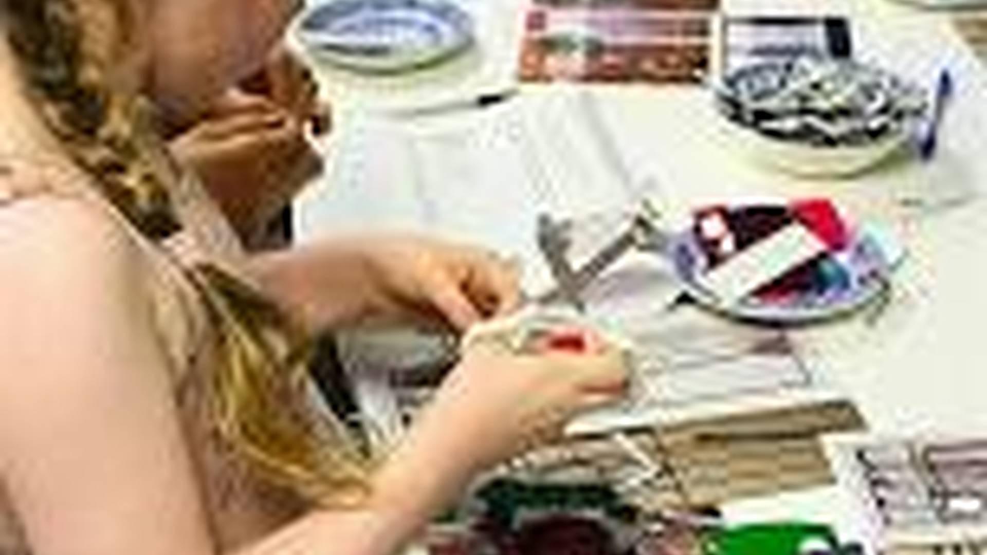 Summer Holiday Family Activity: Make a Stained "Glass" Window Hanger photo