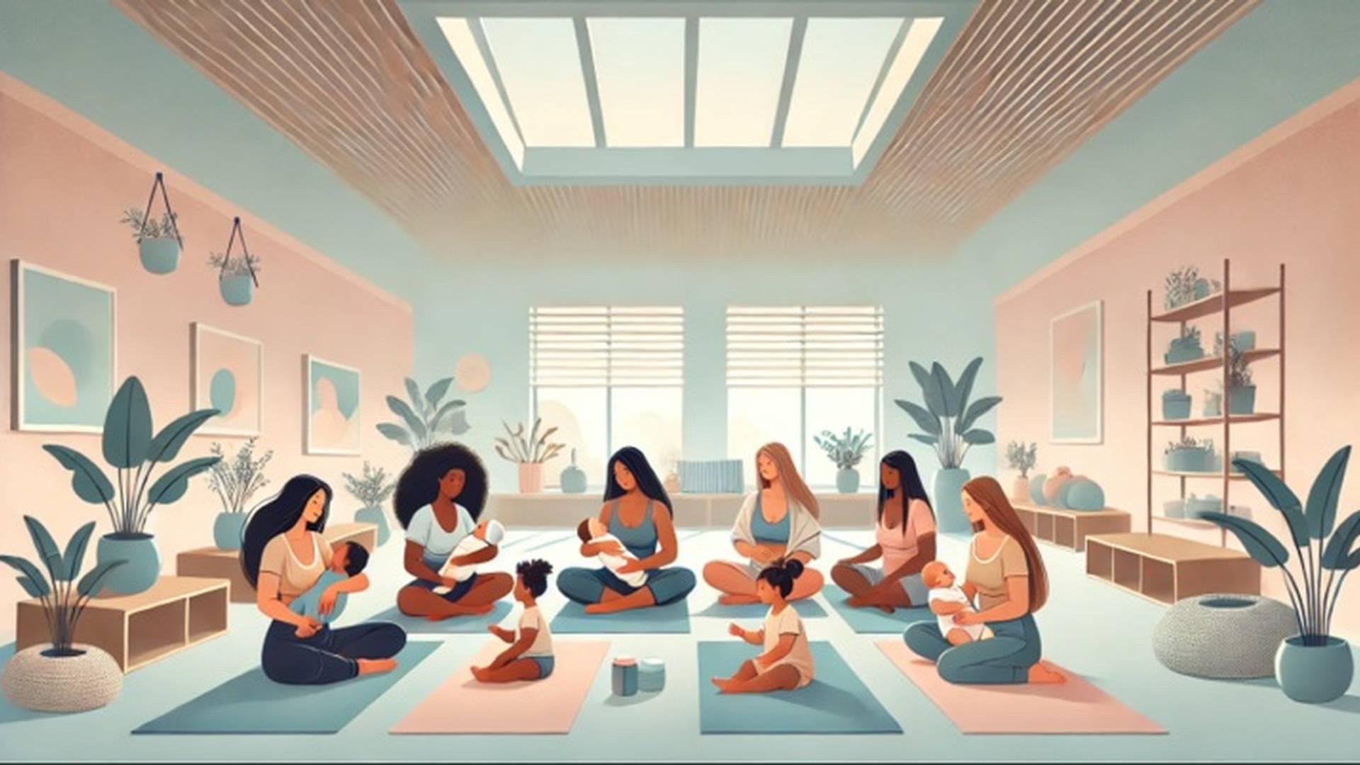 MumSpace sharing group photo