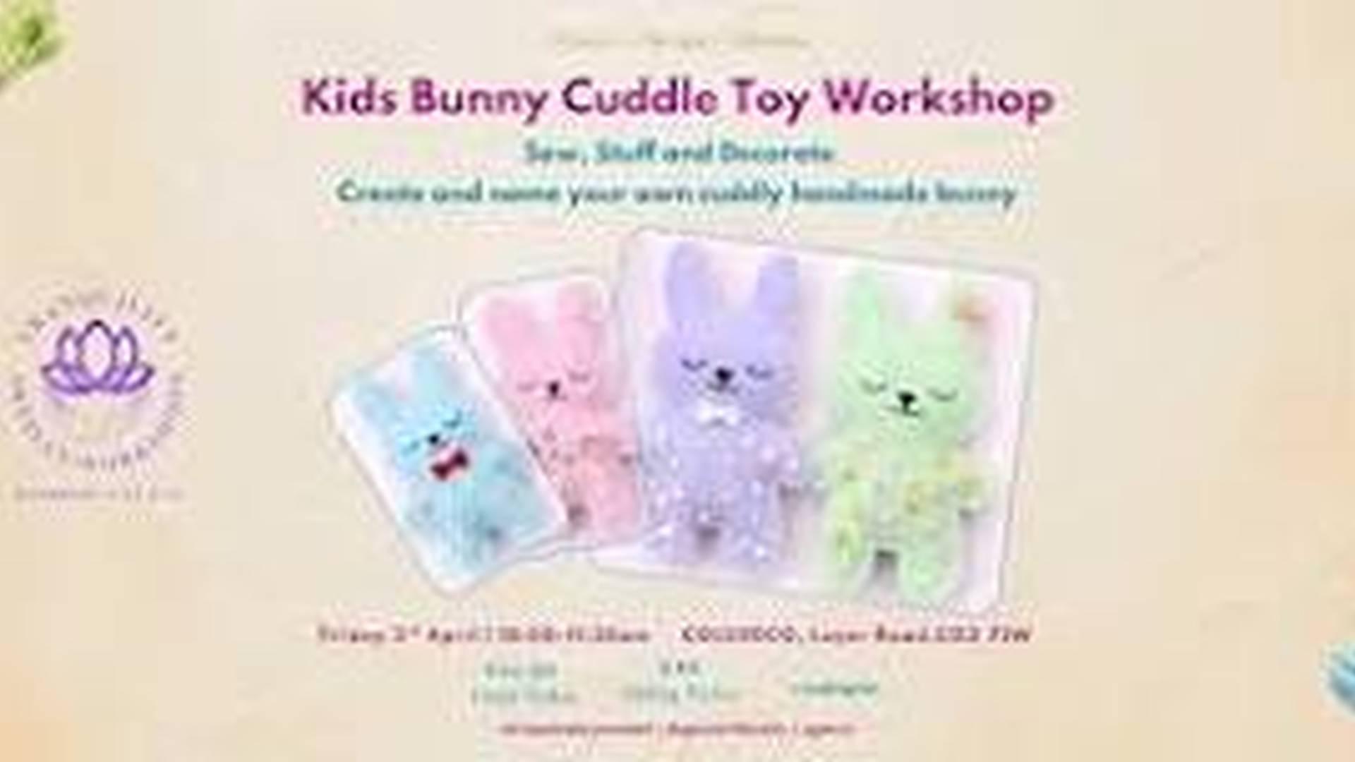 Kids Bunny Cuddle Toy Workshop photo