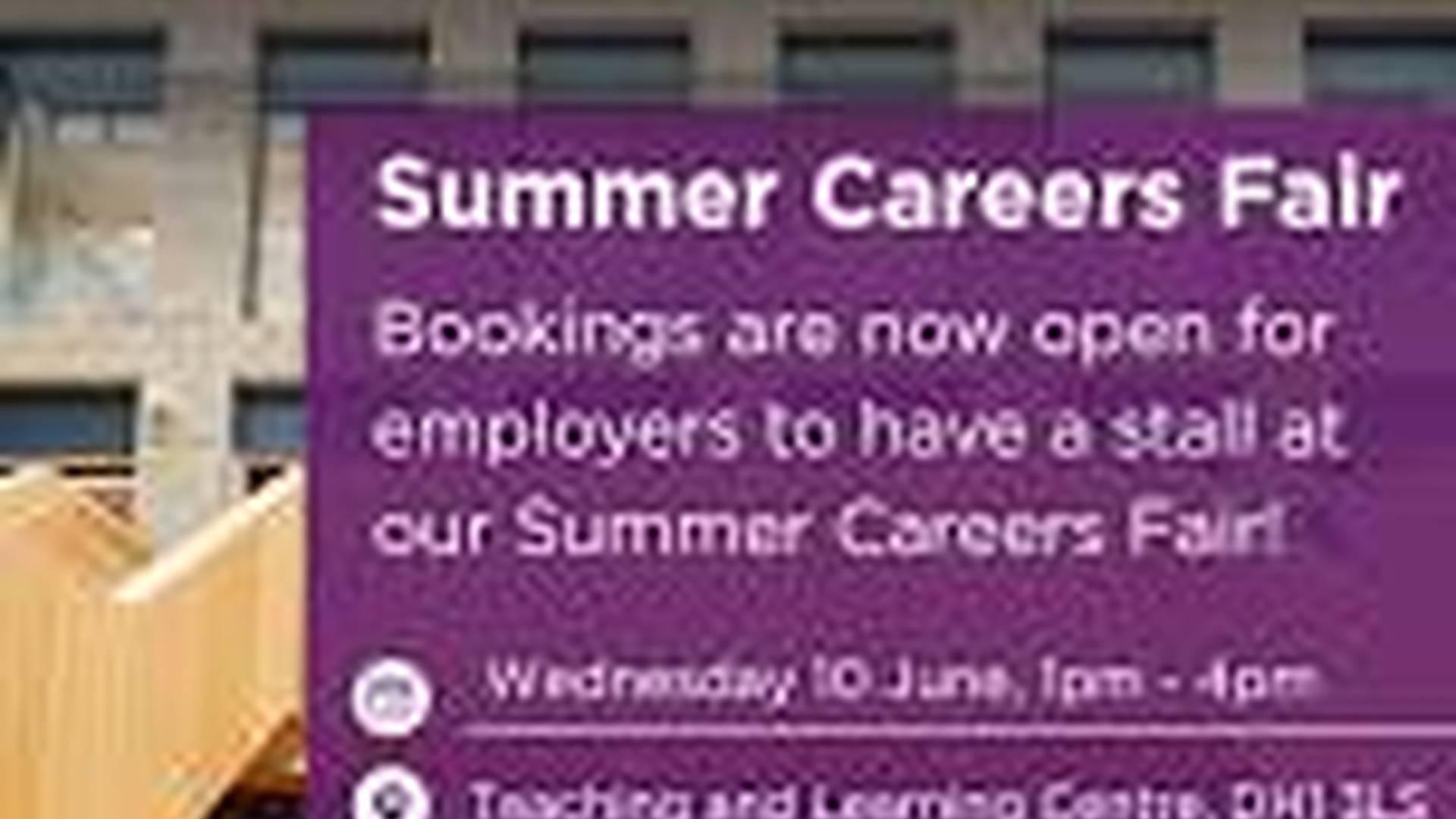 Durham University Summer Careers Fair photo