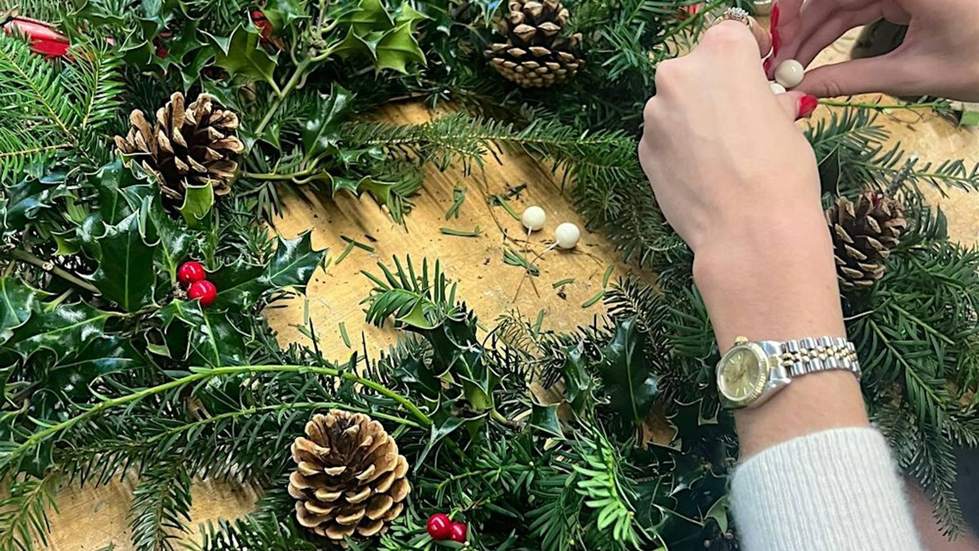 Festive Wreath Making Workshop photo