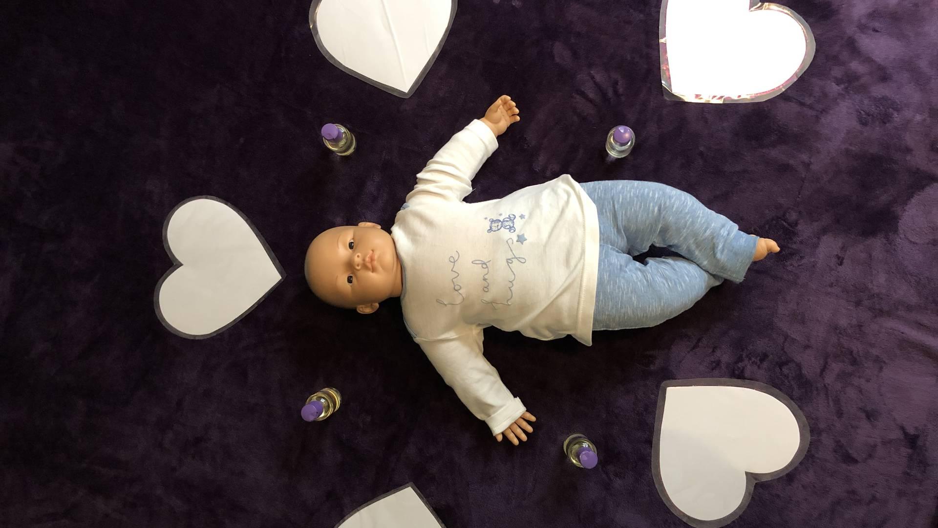 Alison’s baby massage photo