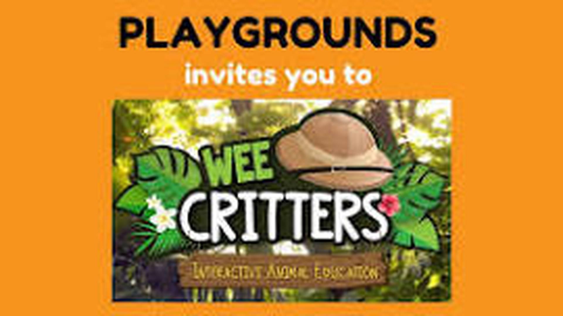 Wee Critters come to Playgrounds! photo