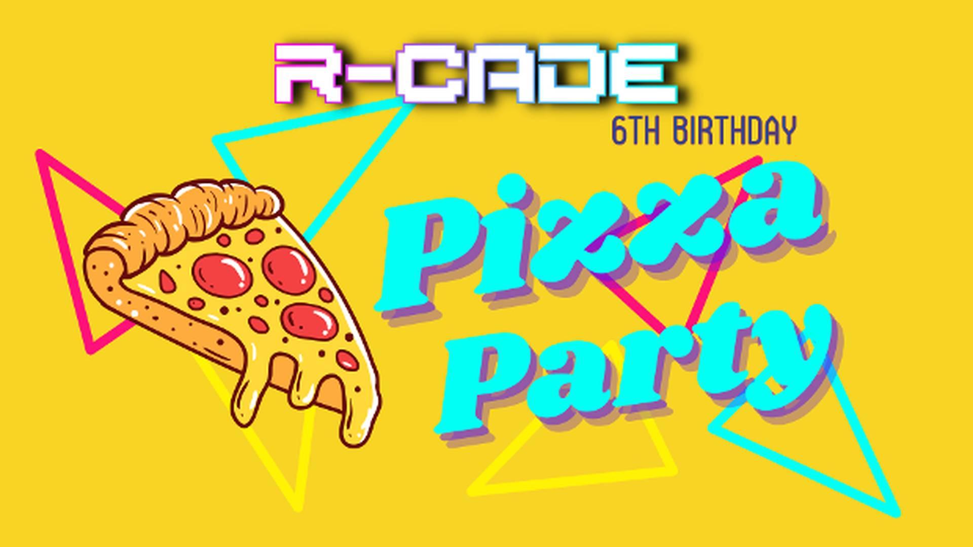R-Cade Birthday All Ages Retro Gaming Pizza Party photo