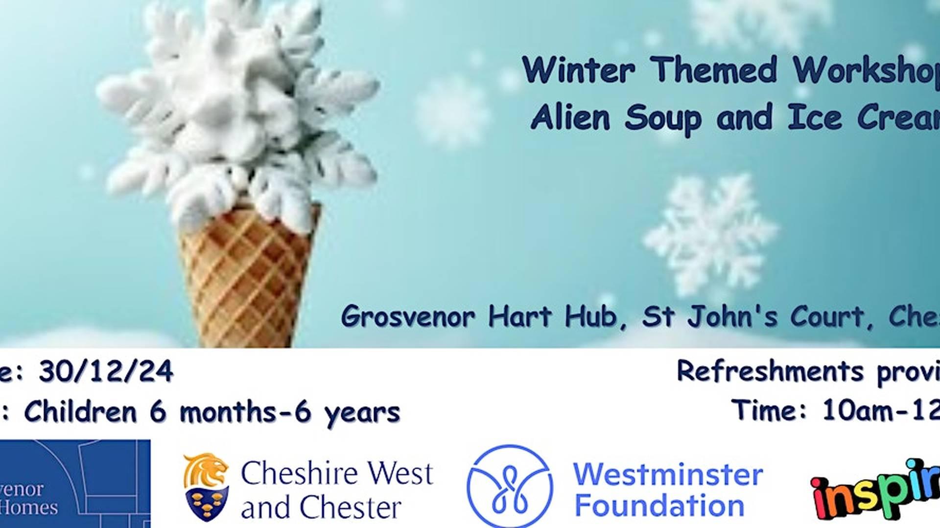 Winter Themed Workshop- Alien Soup and Ice Cream photo