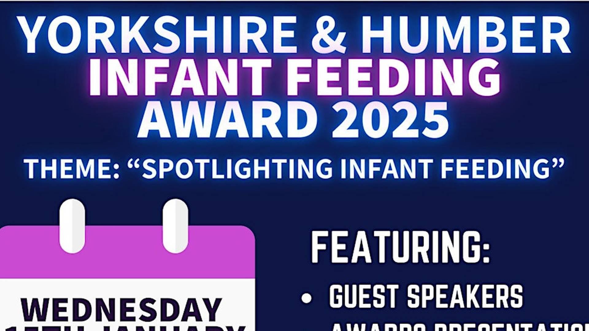 Yorkshire and Humber Infant Feeding Awards Evening 2025 photo