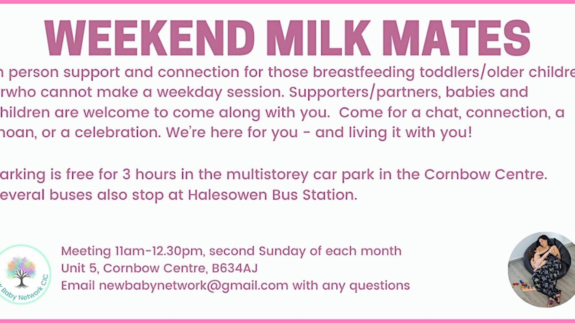 Weekend Milk Mates Infant Feeding Support photo