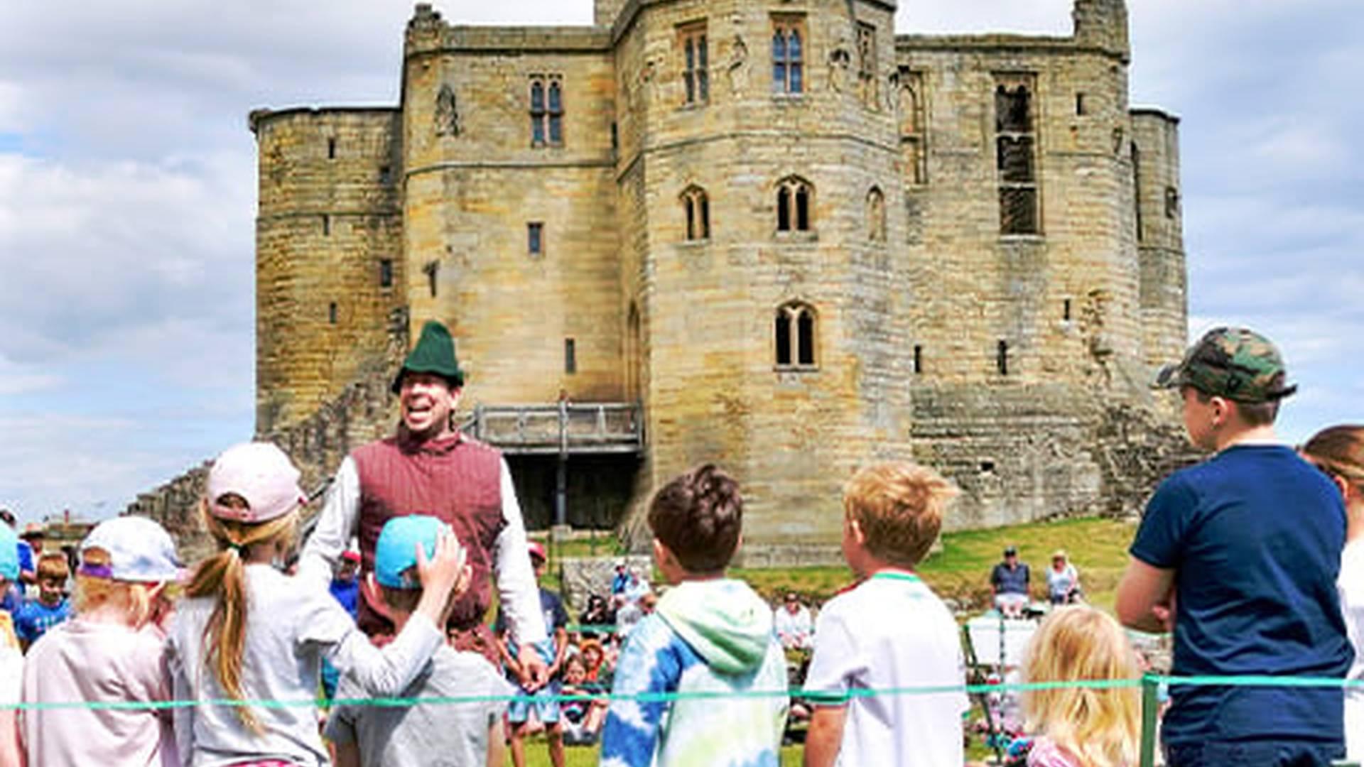 Medieval Mischief At Warkworth Castle photo