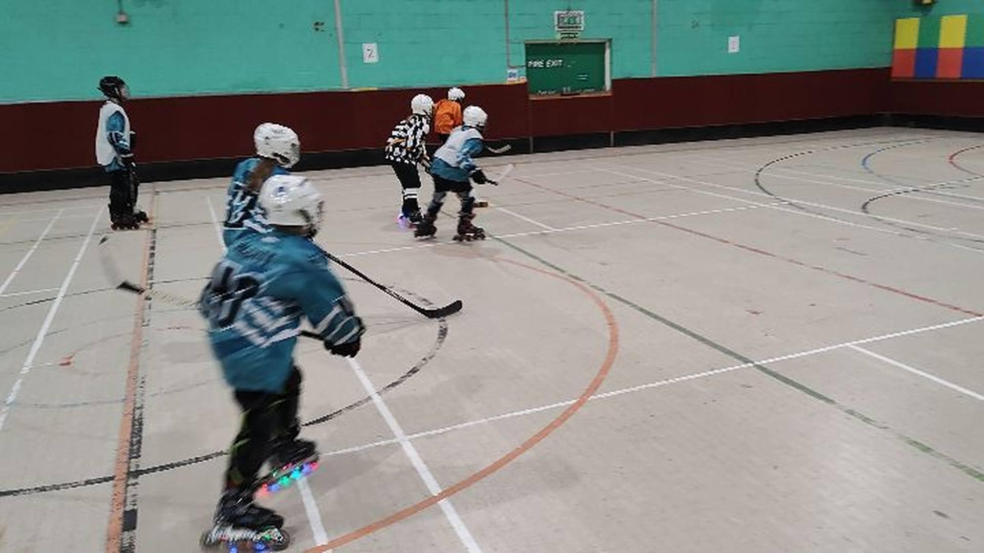 Saturday Lion Cubs Inline Hockey Training photo