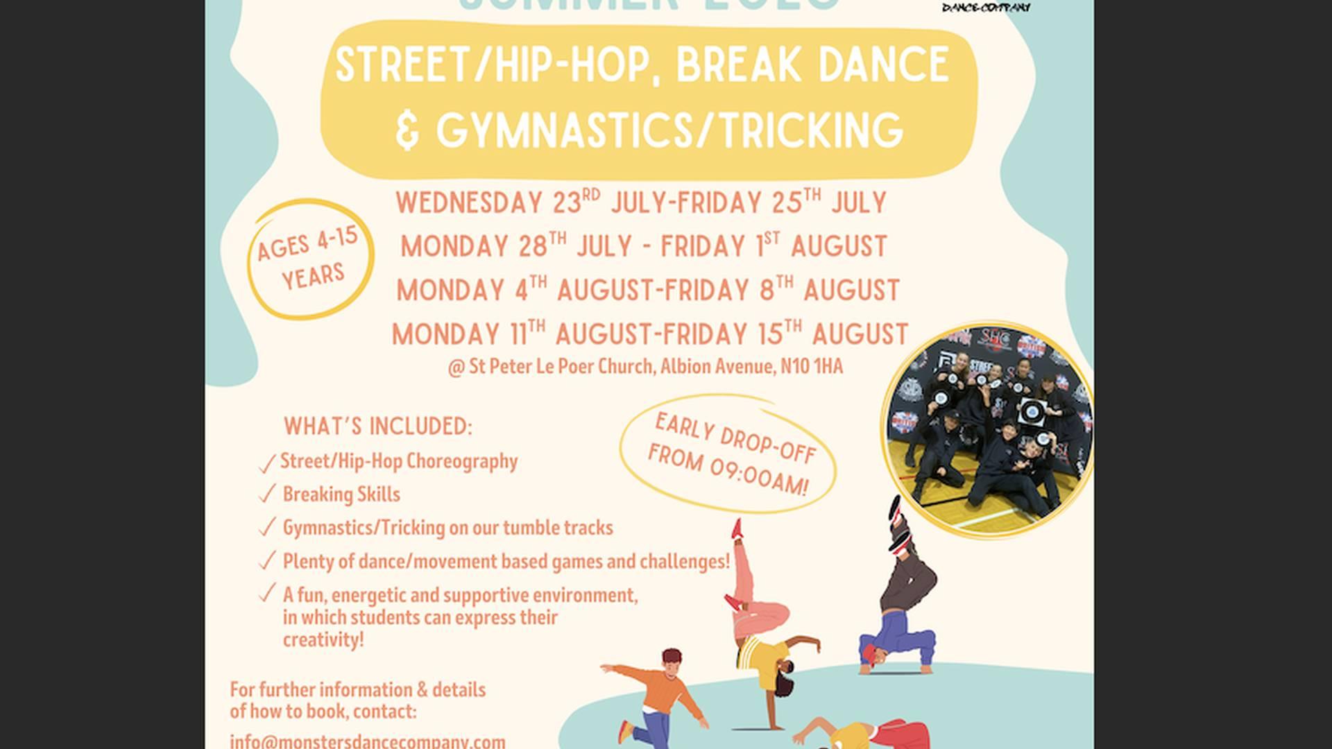 Street/Hip-Hop, Break Dance & Gymnastics - WEEK THREE photo