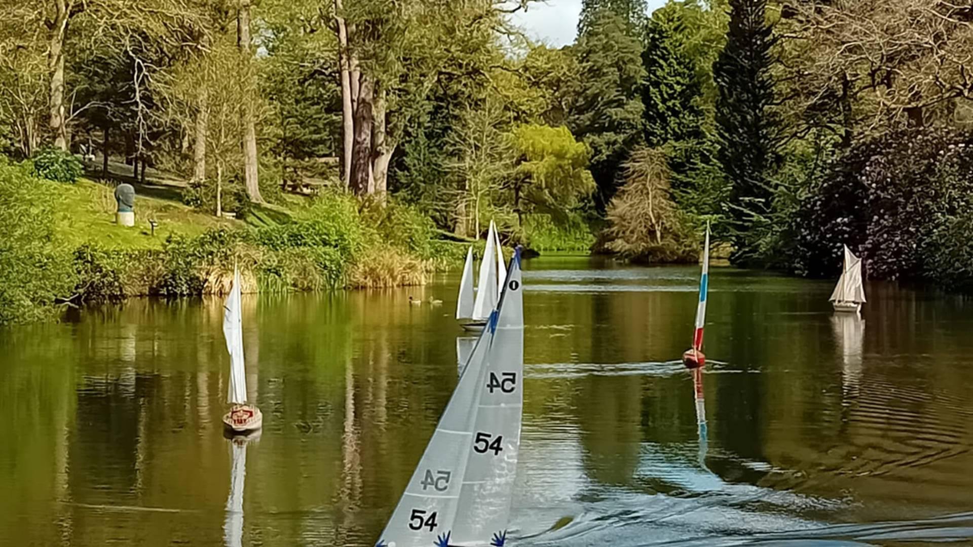Model Boats on the Lake photo