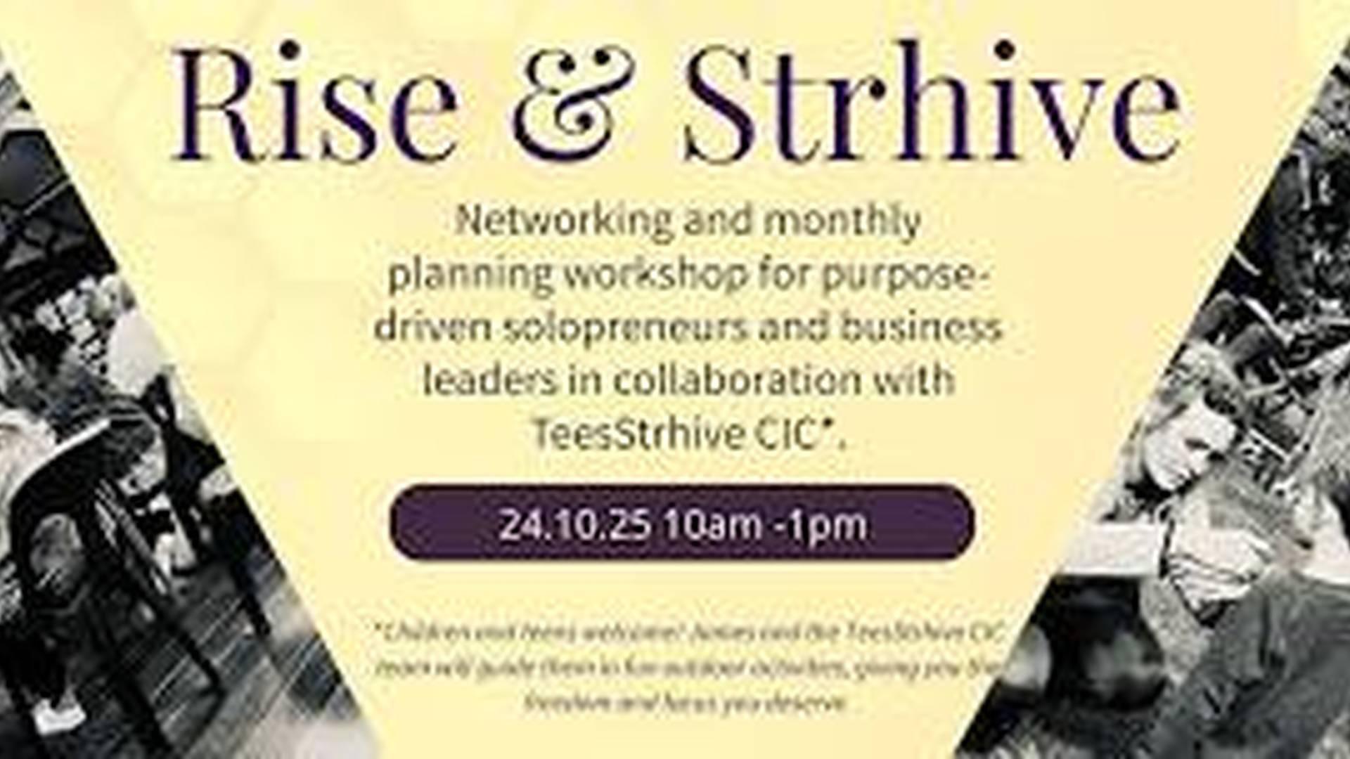 Rise & Strhive - Monthly Networking and Business Planning photo